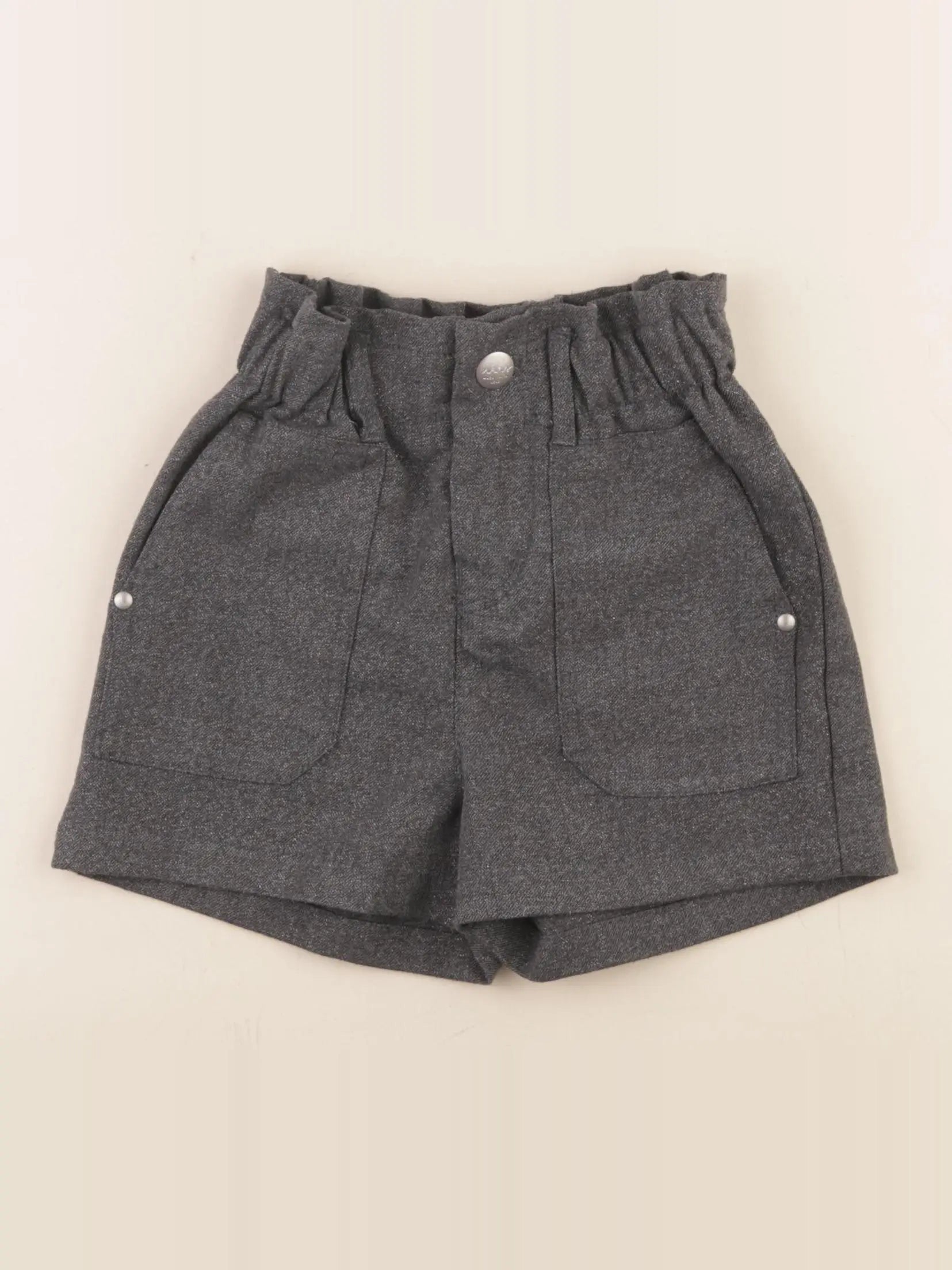 IKKS - short gris, argent - 6 ans
