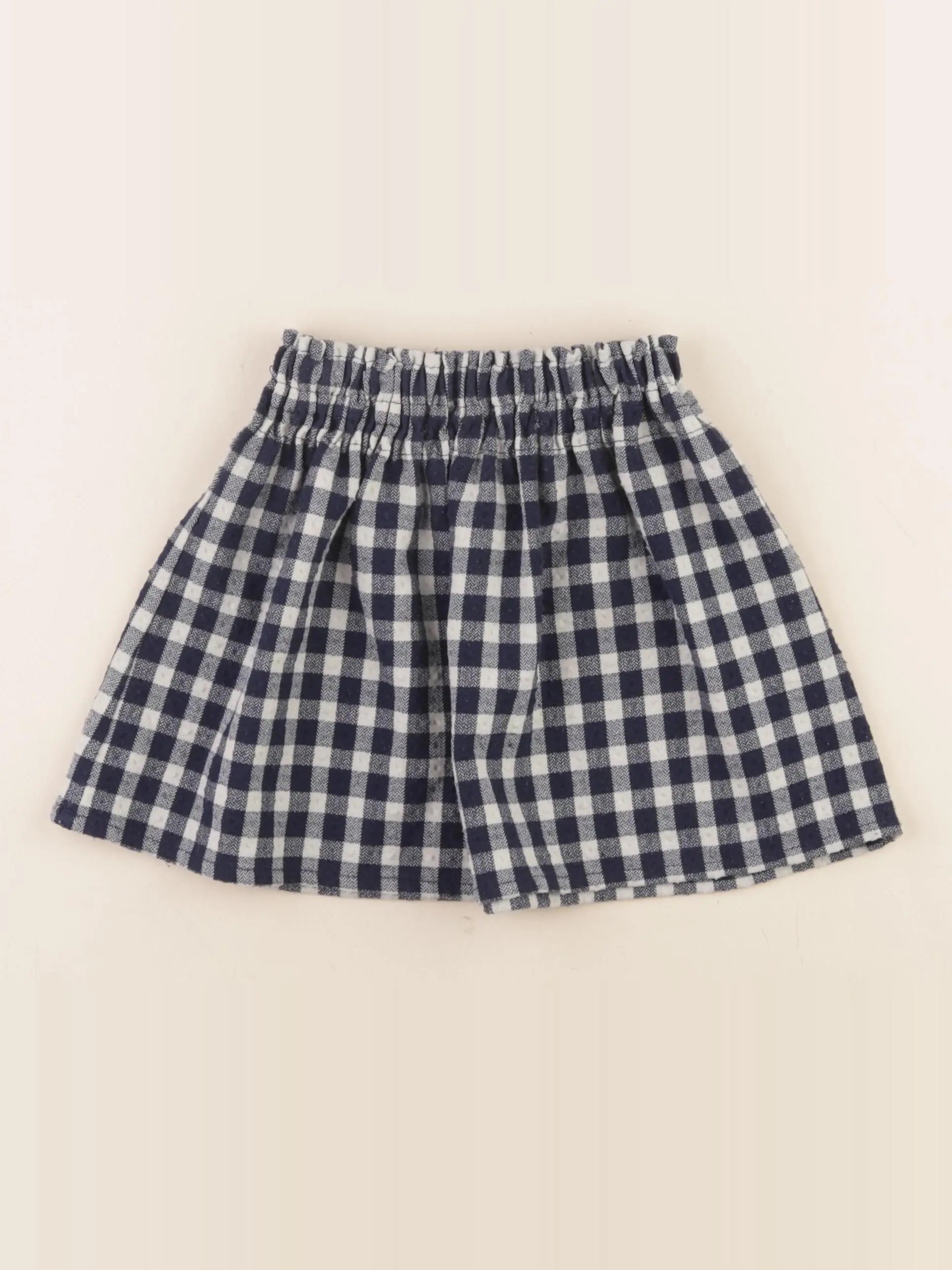 Zara - jupe bleu, beige - 2/3 ans