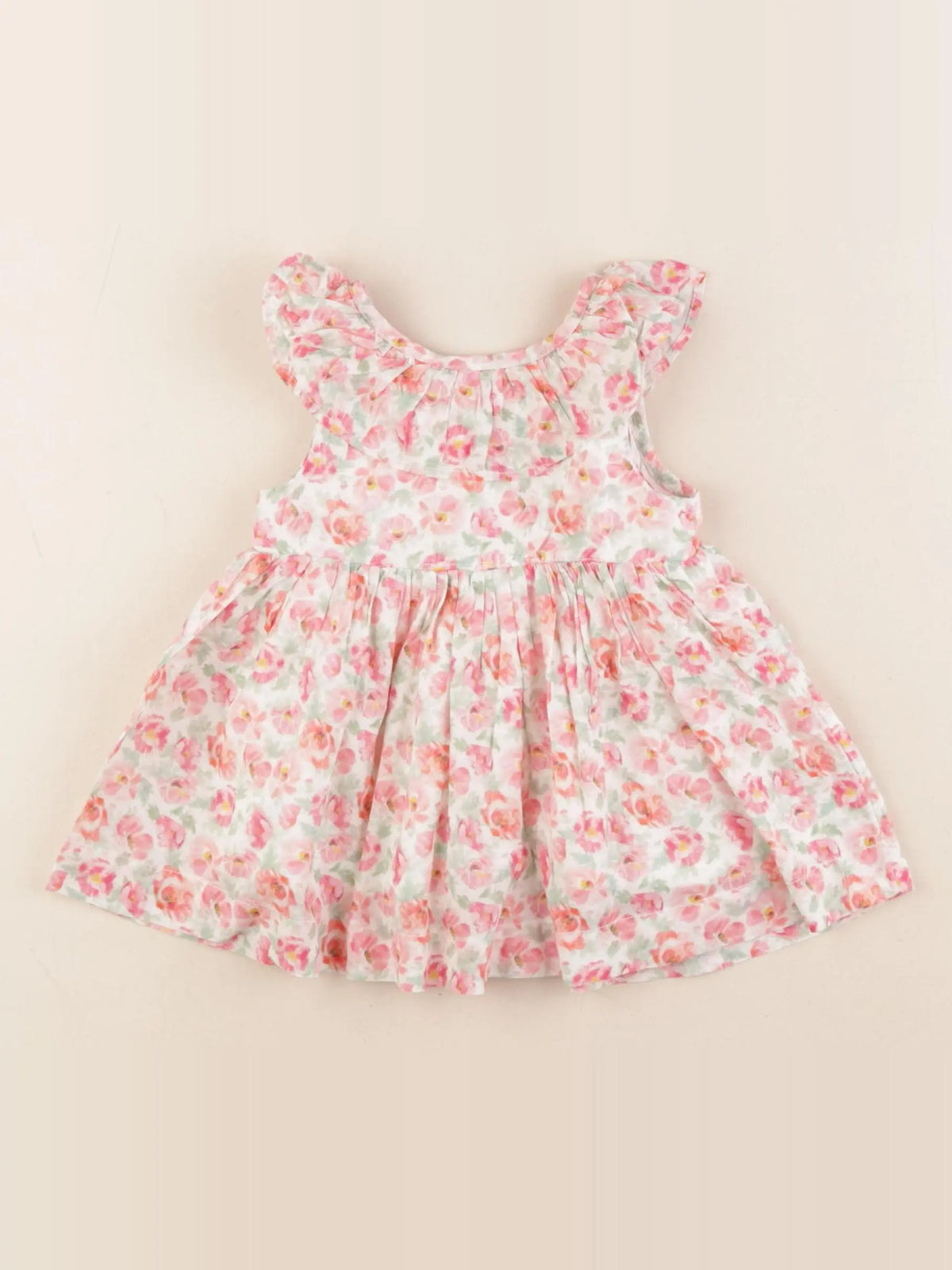 Vertbaudet - robe multicolore - 3 mois