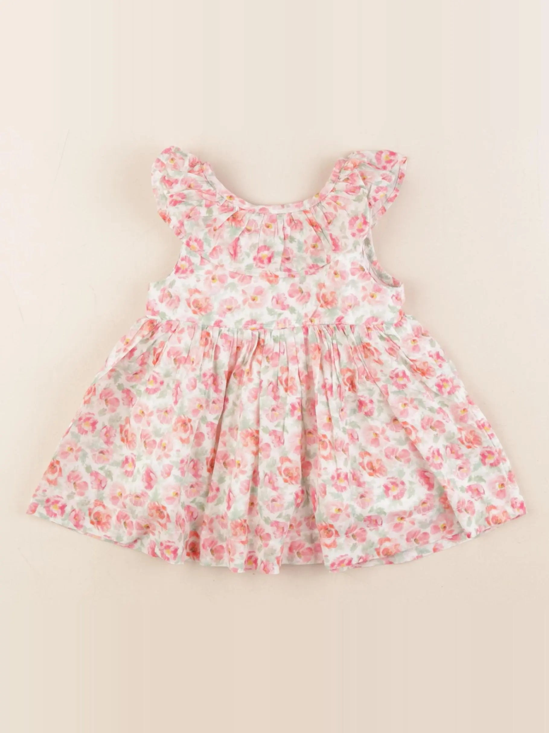 Vertbaudet - robe multicolore - 3 mois