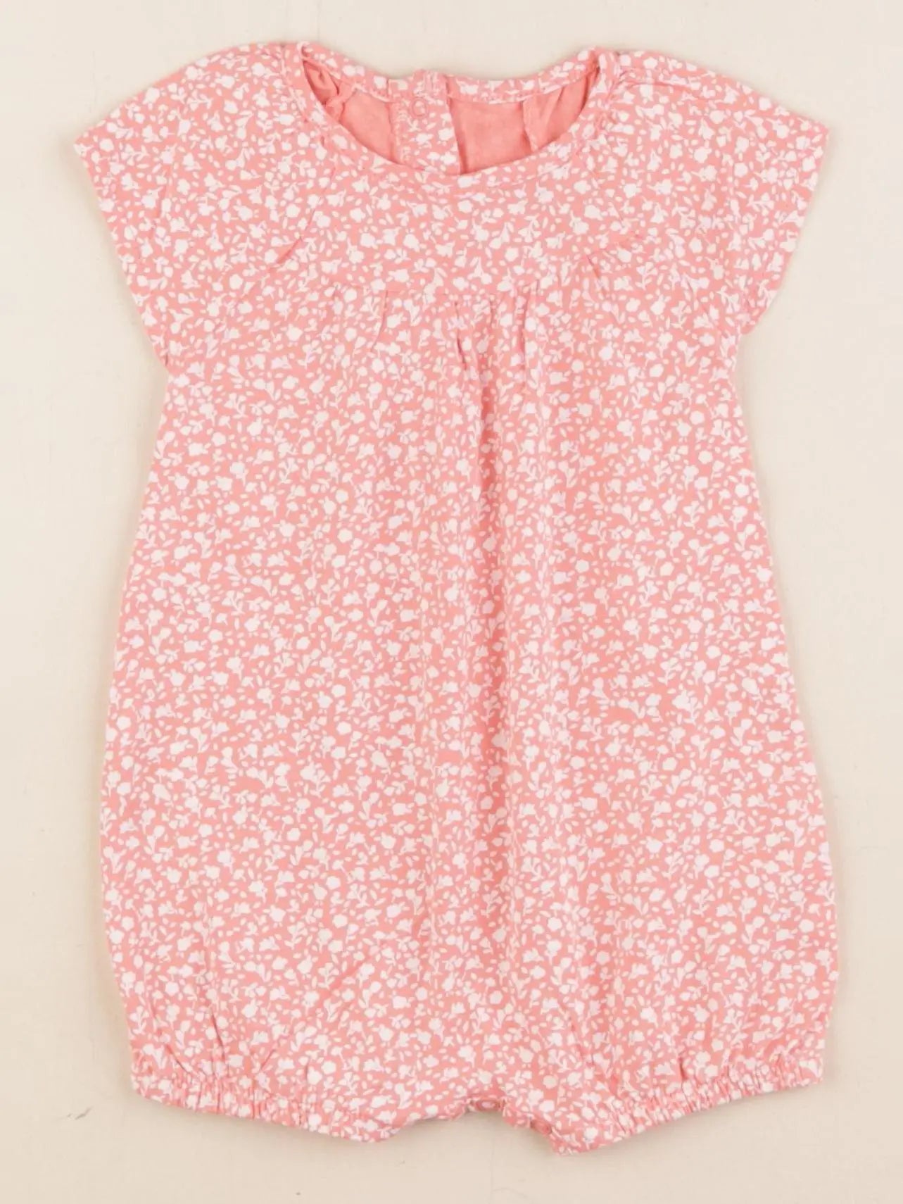 Vertbaudet - pyjama coton rose - 6 mois