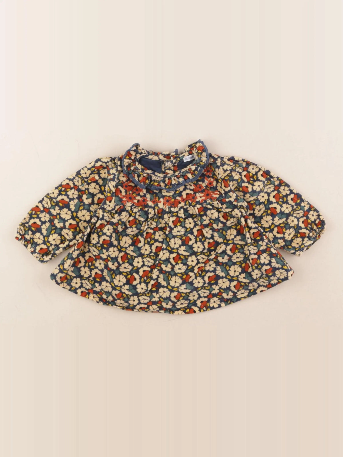 Boutchou - blouse multicolore - 3 mois