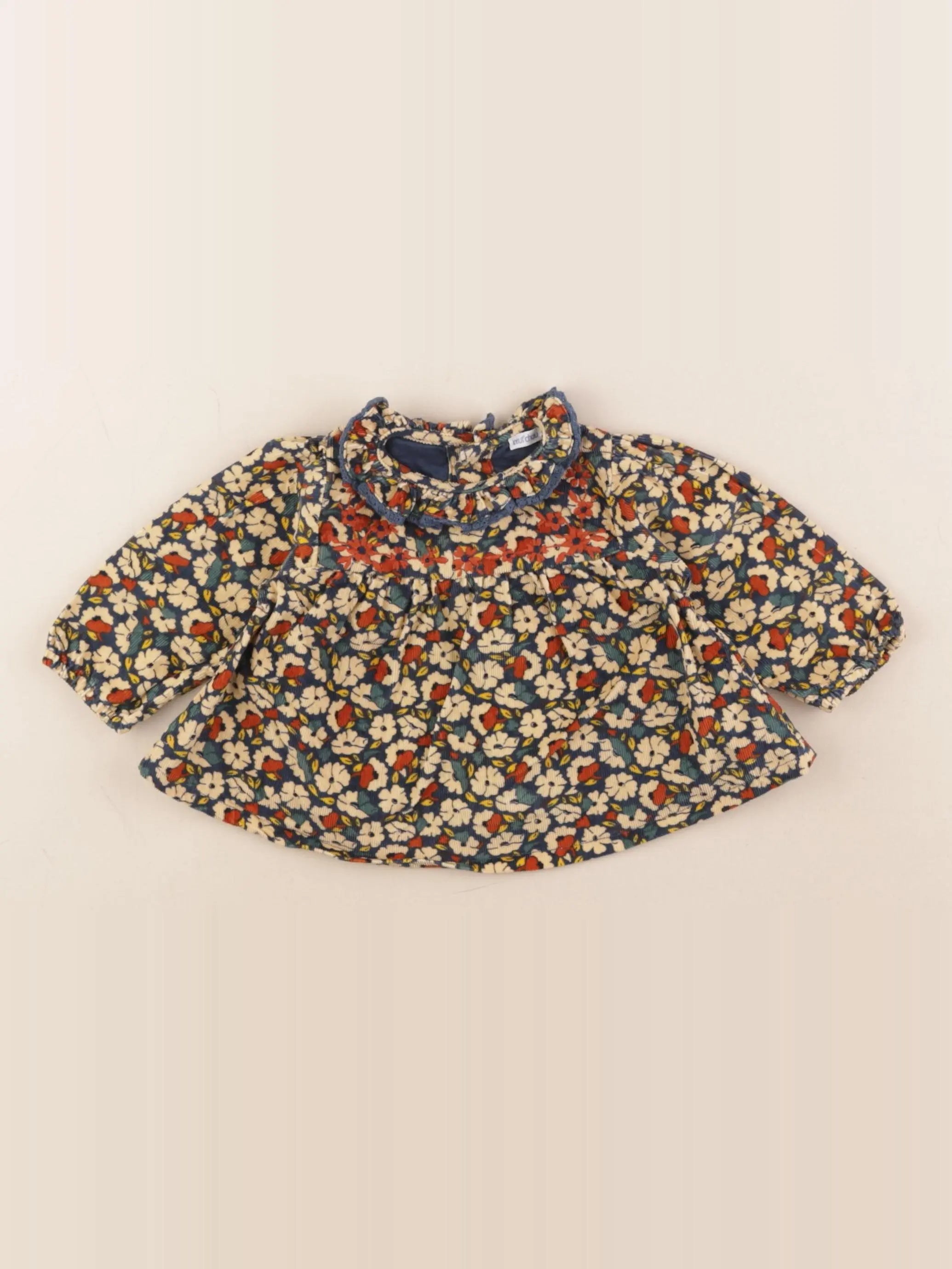 Boutchou - blouse multicolore - 3 mois