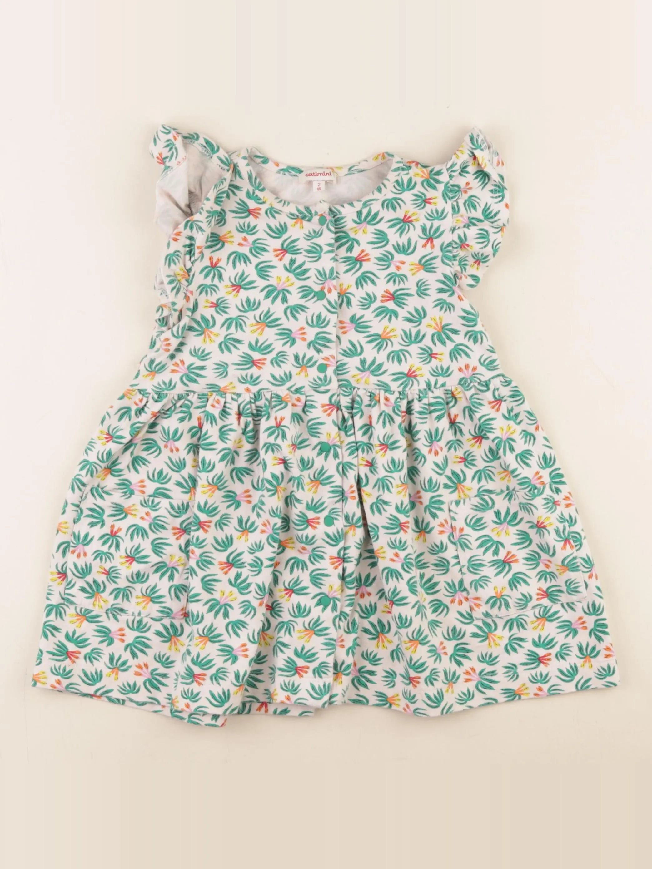 Catimini - robe multicolore - 2 ans