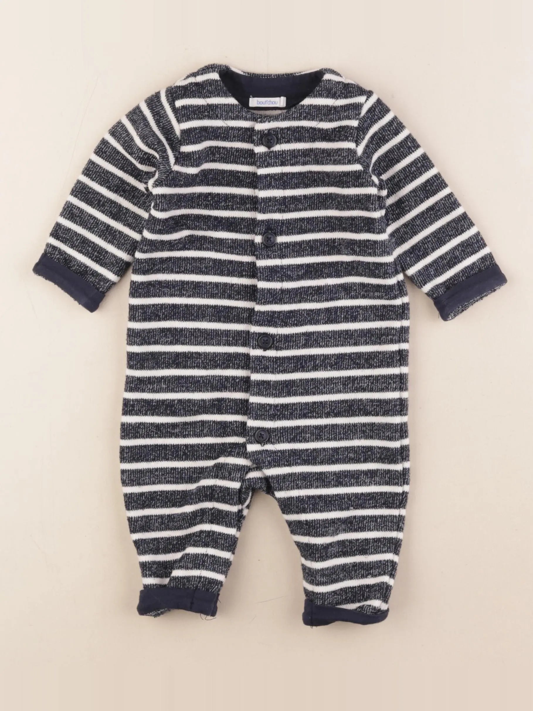 Boutchou - combinaison bleu - 3 mois
