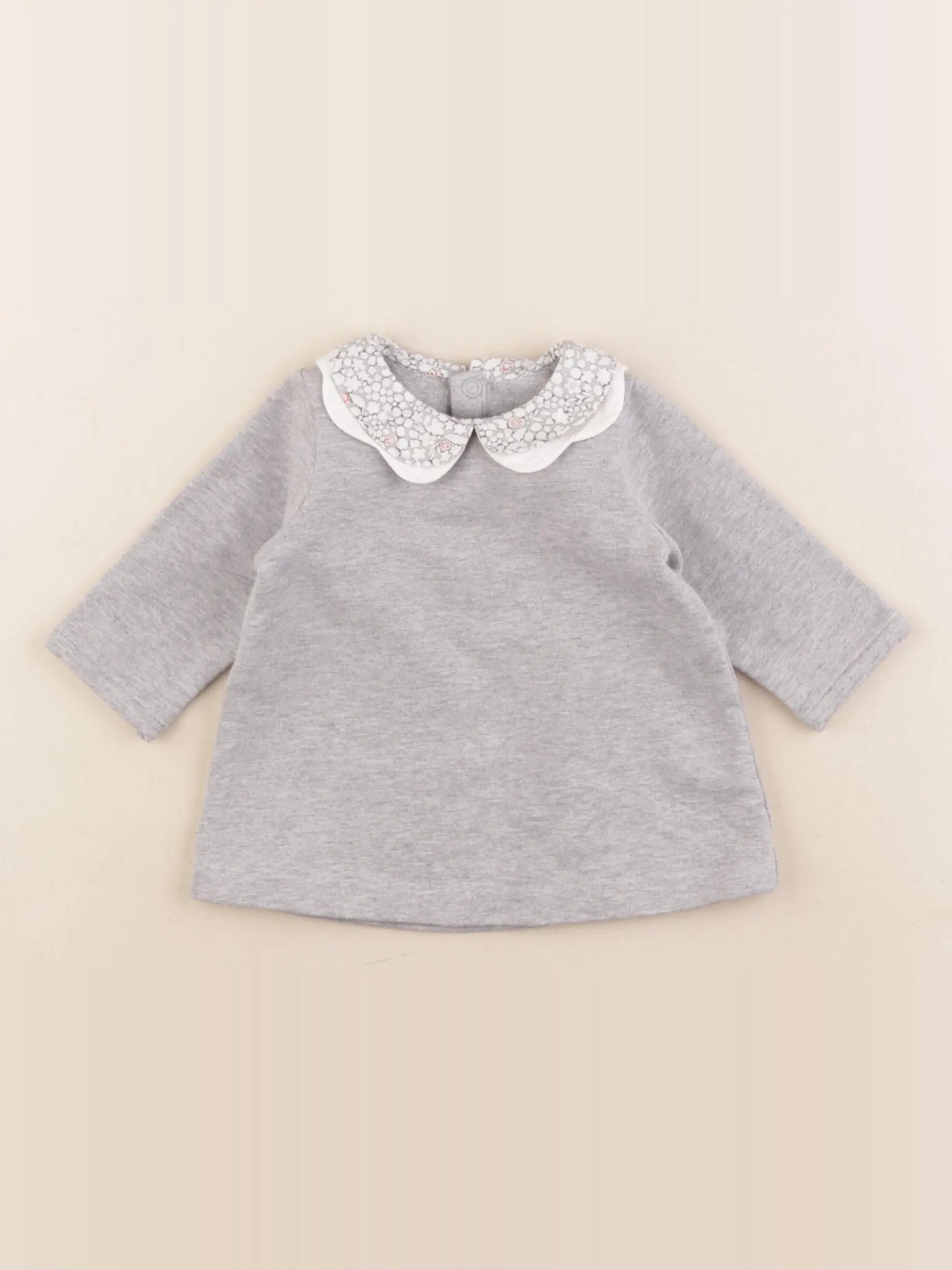 Jacadi - robe gris - 3 mois
