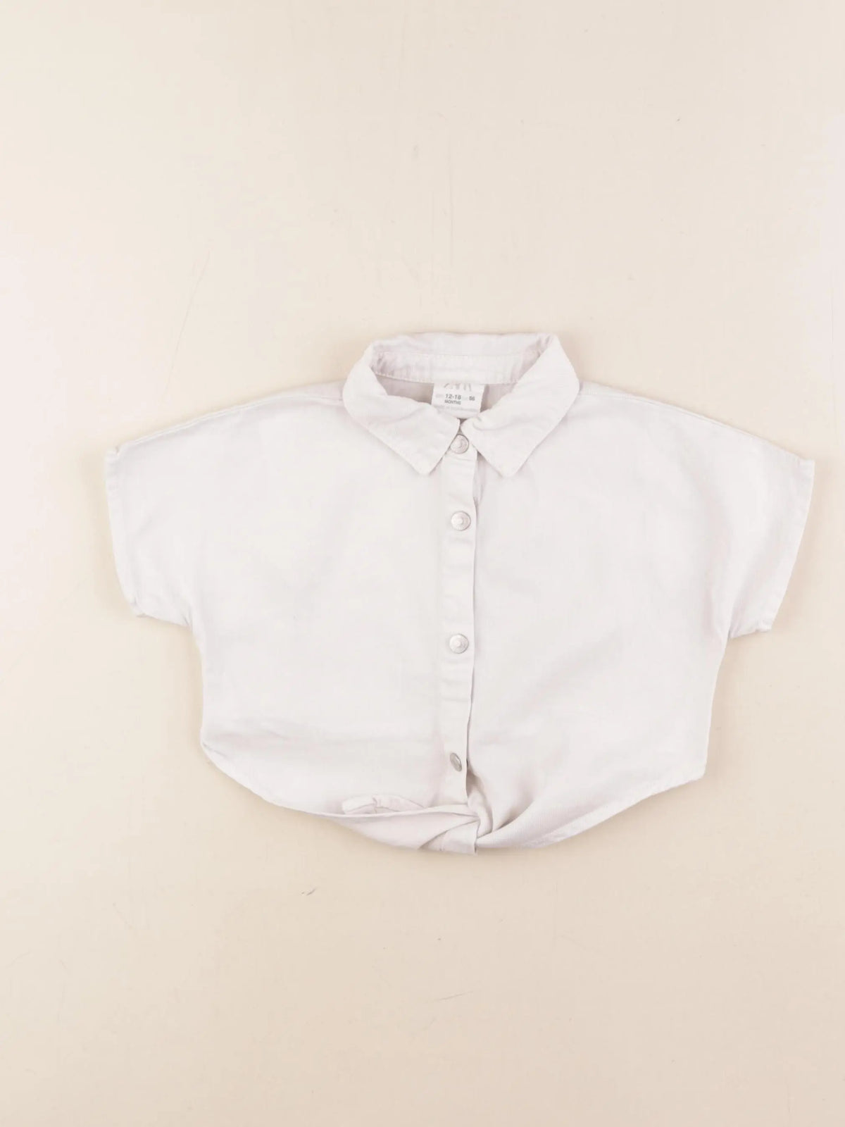 Zara - blouse beige - 12/18 mois