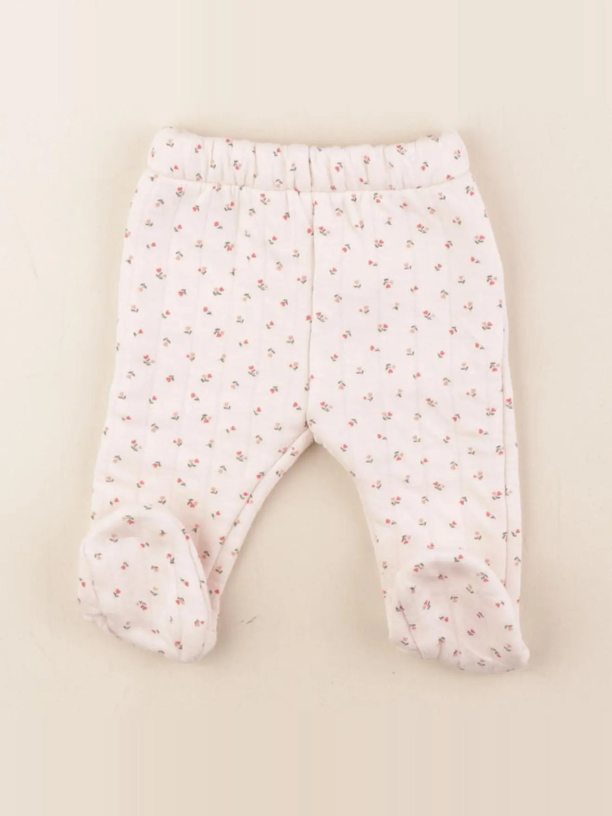Vertbaudet - legging doublé rose - 3 mois