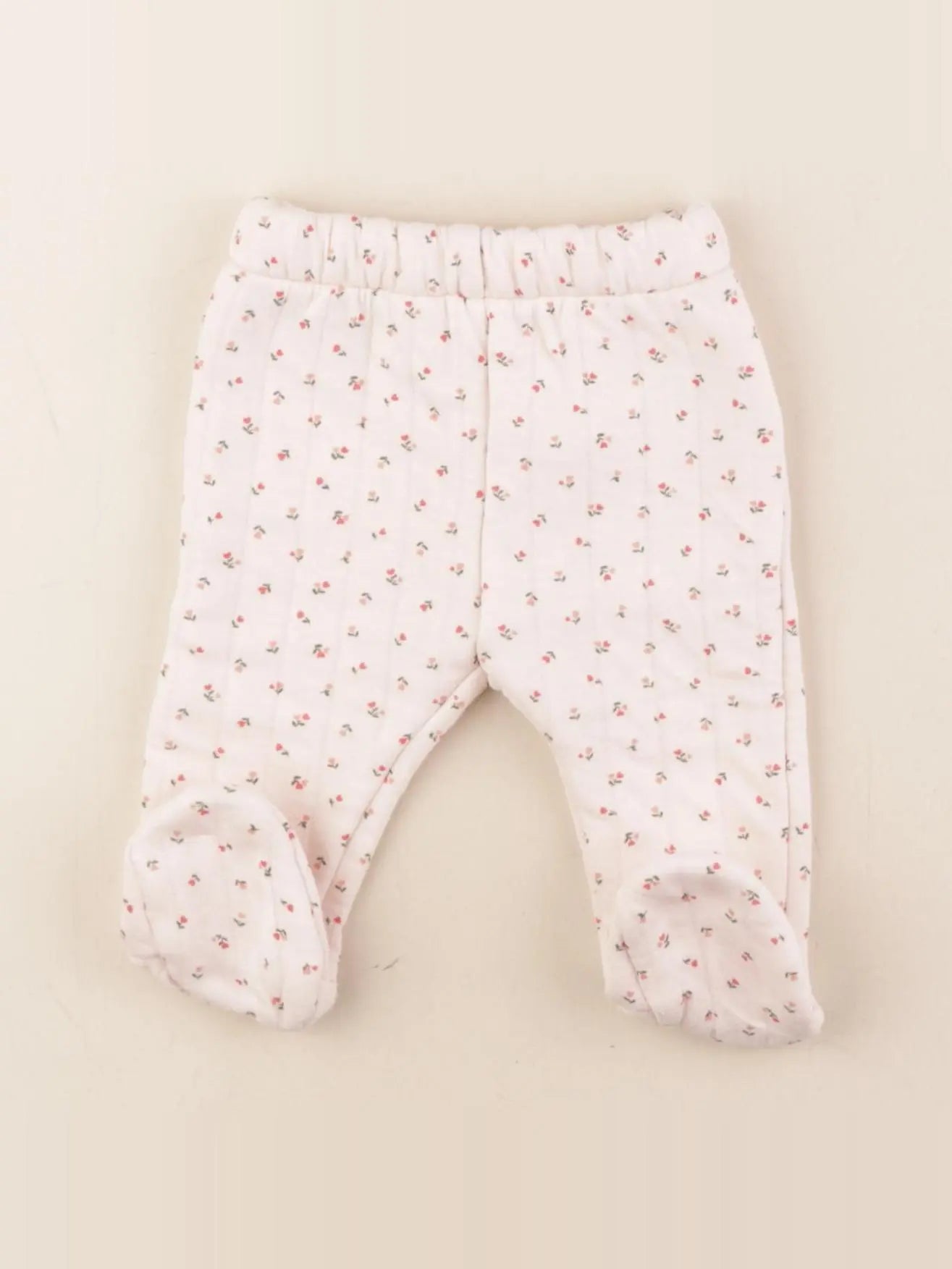 Vertbaudet - legging doublé rose - 3 mois