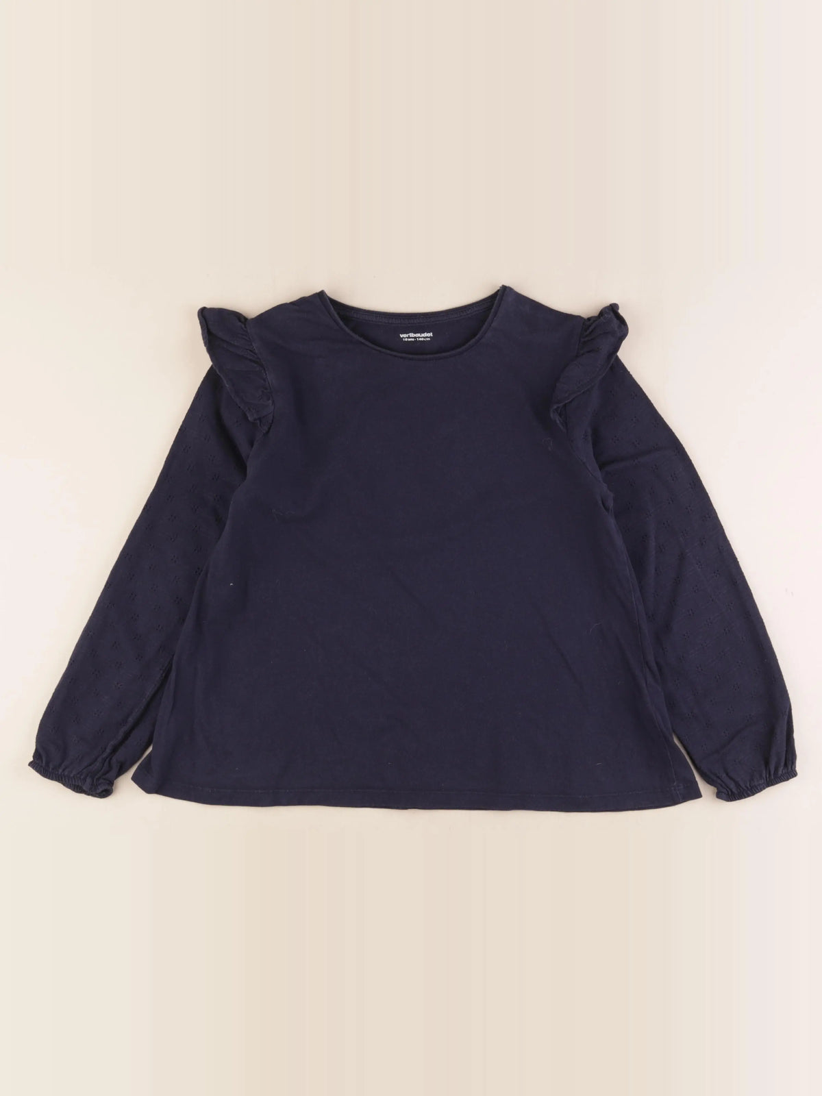 Vertbaudet - tee-shirt bleu - 10 ans