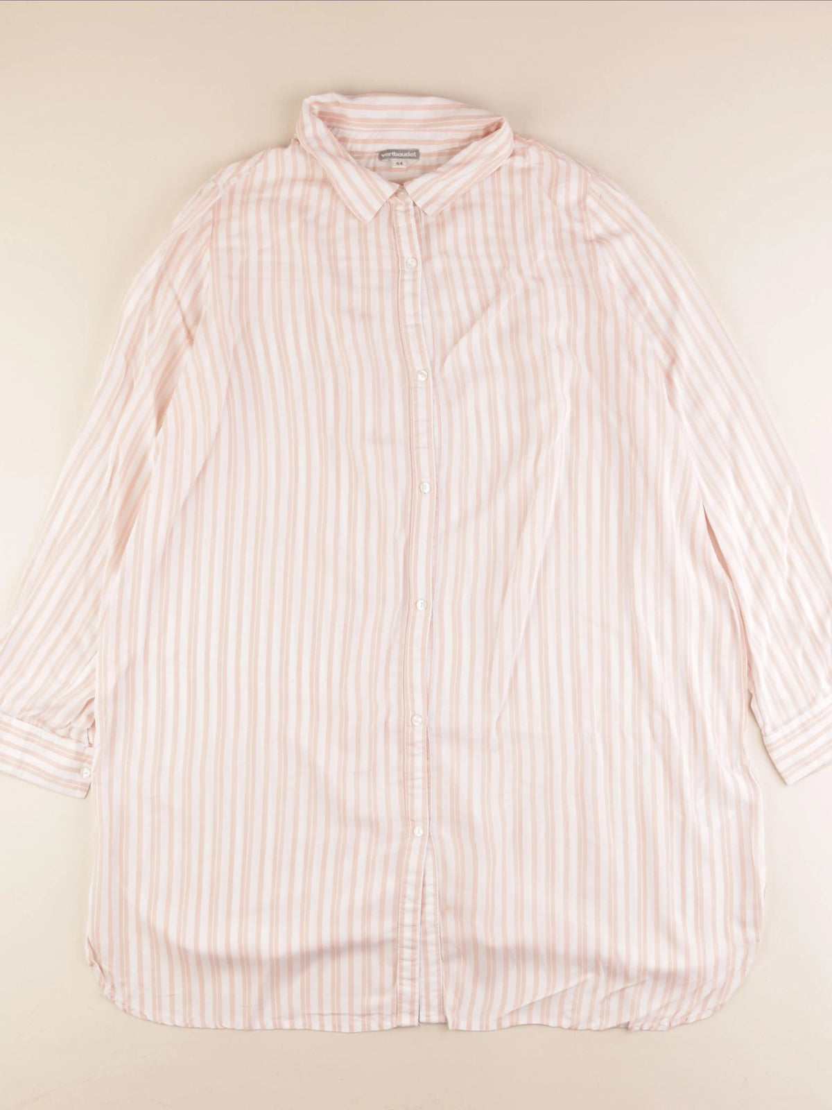 Vertbaudet - chemise grossesse rose, blanc - 44