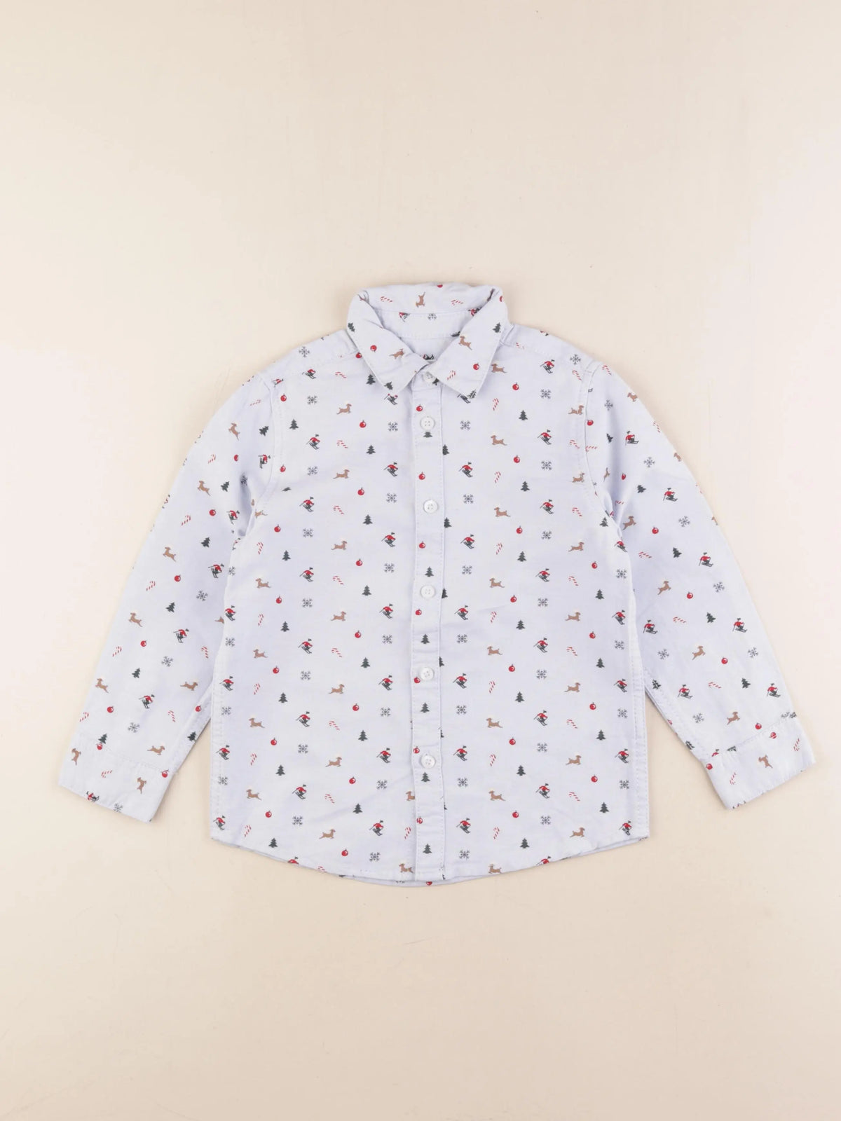 Vertbaudet - chemise bleu - 5 ans