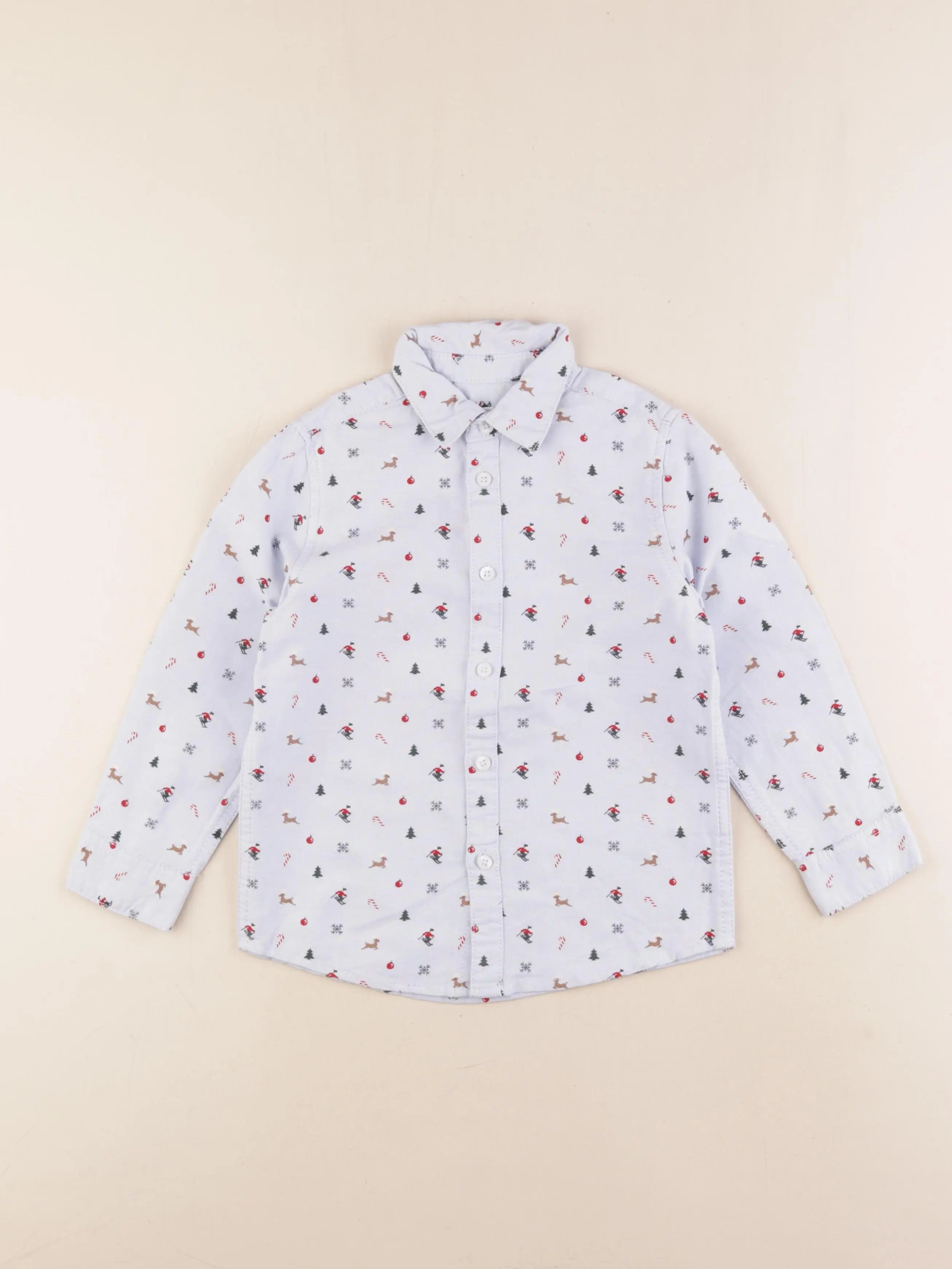 Vertbaudet - chemise bleu - 5 ans