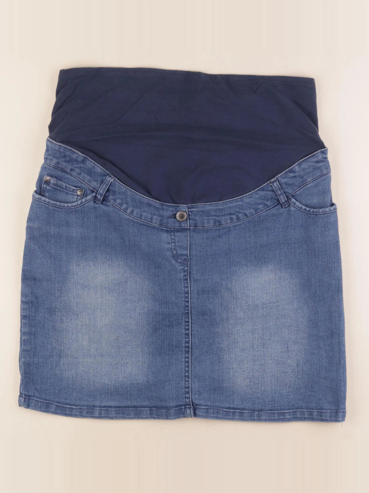Vertbaudet - jupe grossesse bleu - 44