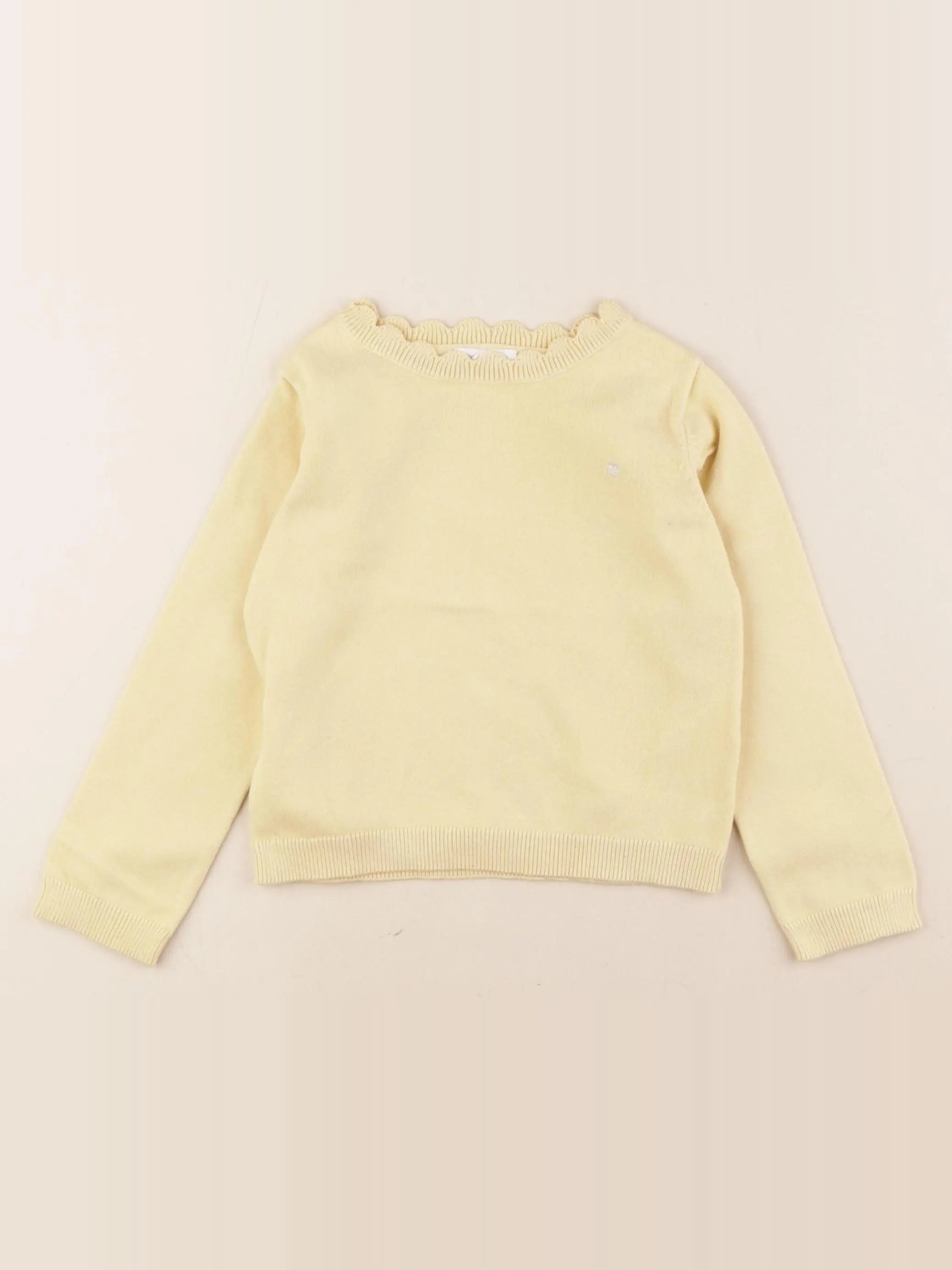 Vertbaudet - pull jaune - 3 ans