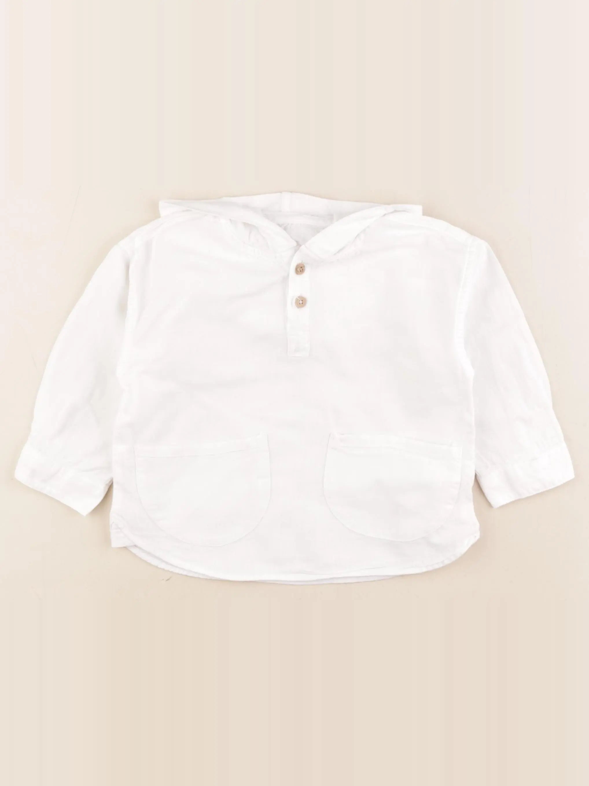 Zara - chemise blanc - 9/12 mois