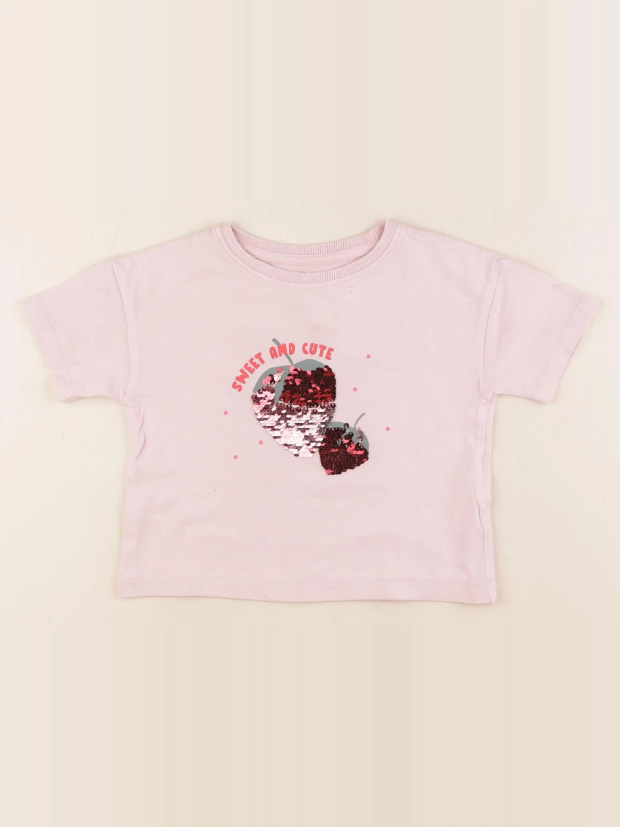 Vertbaudet - tee-shirt rose - 3 ans