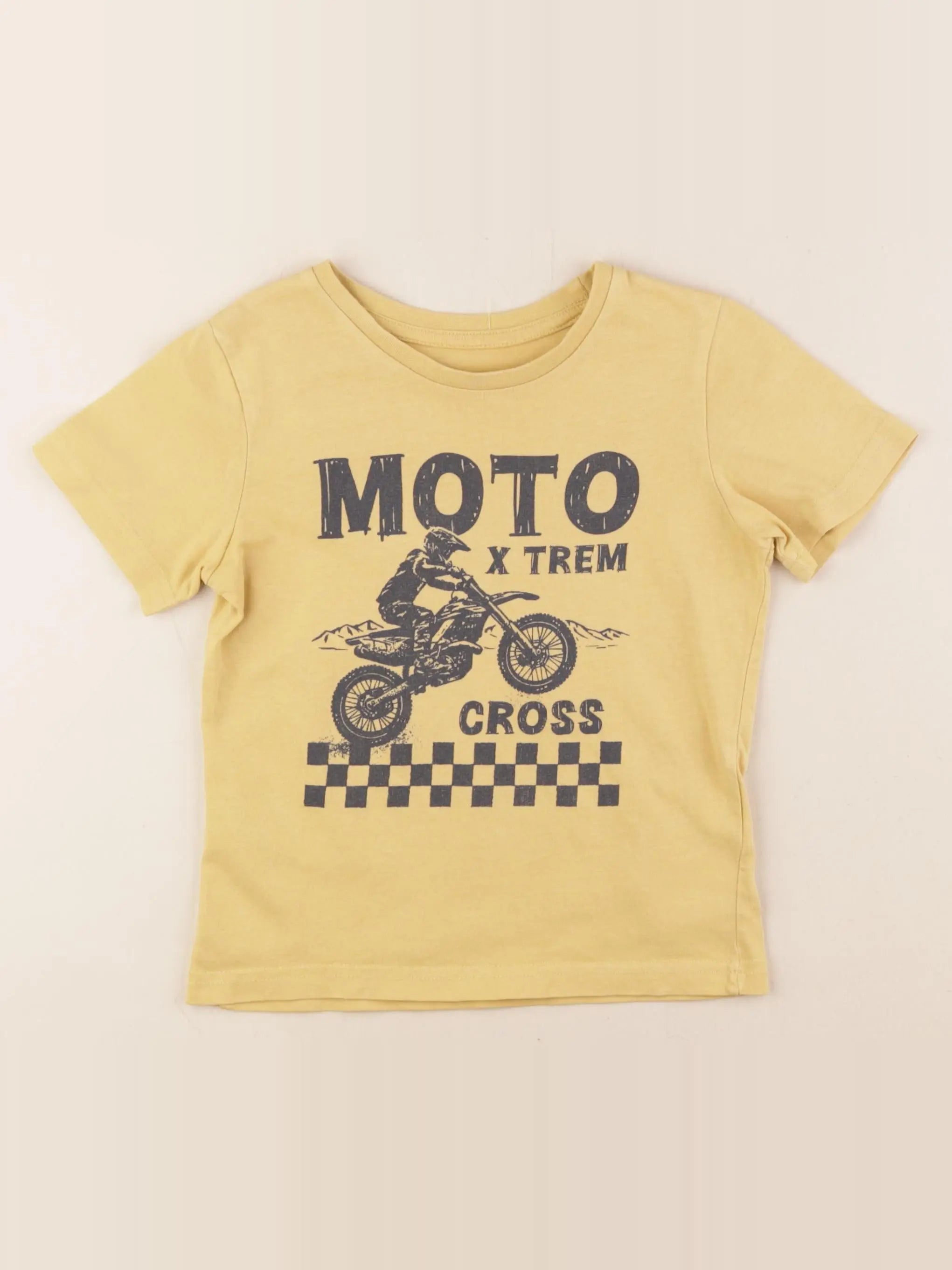 Vertbaudet - tee-shirt jaune - 5 ans