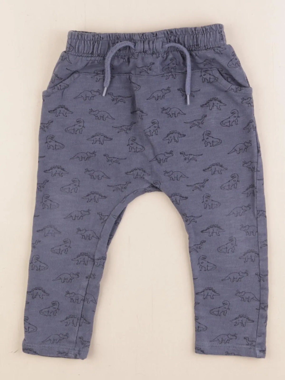 Vertbaudet - pantalon bleu - 12 mois