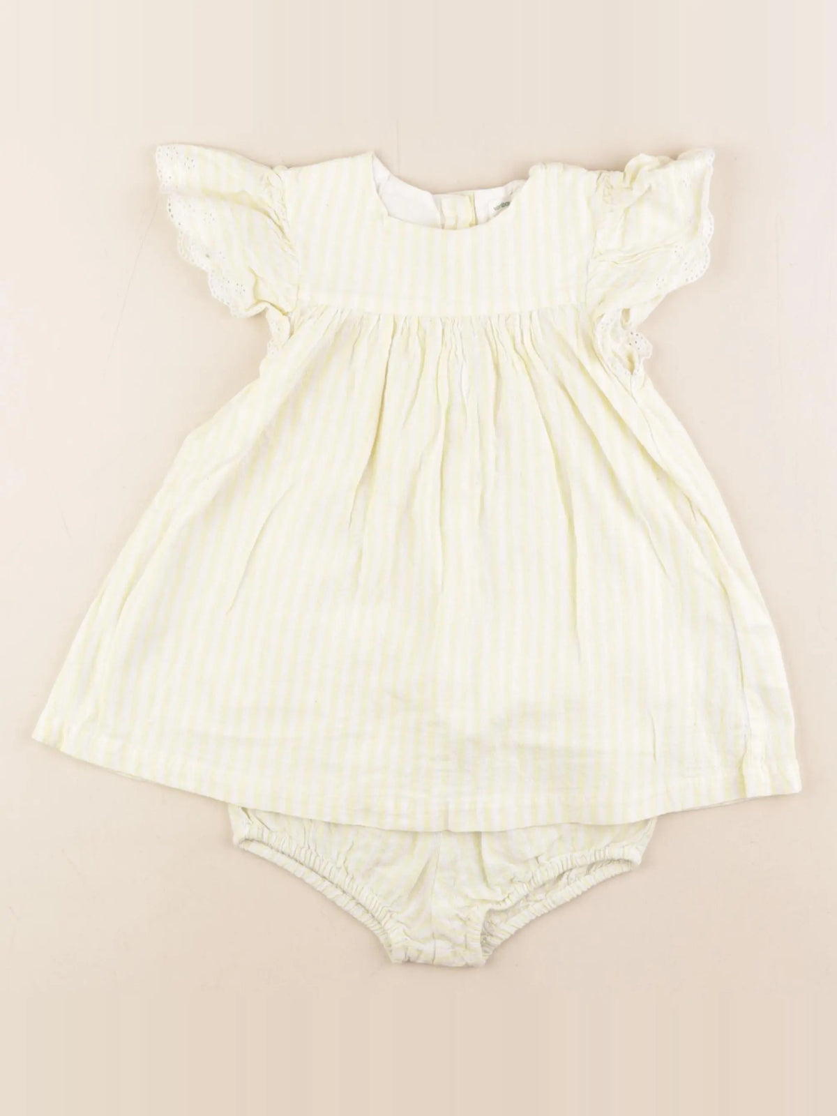 Vertbaudet - robe jaune - 2 ans