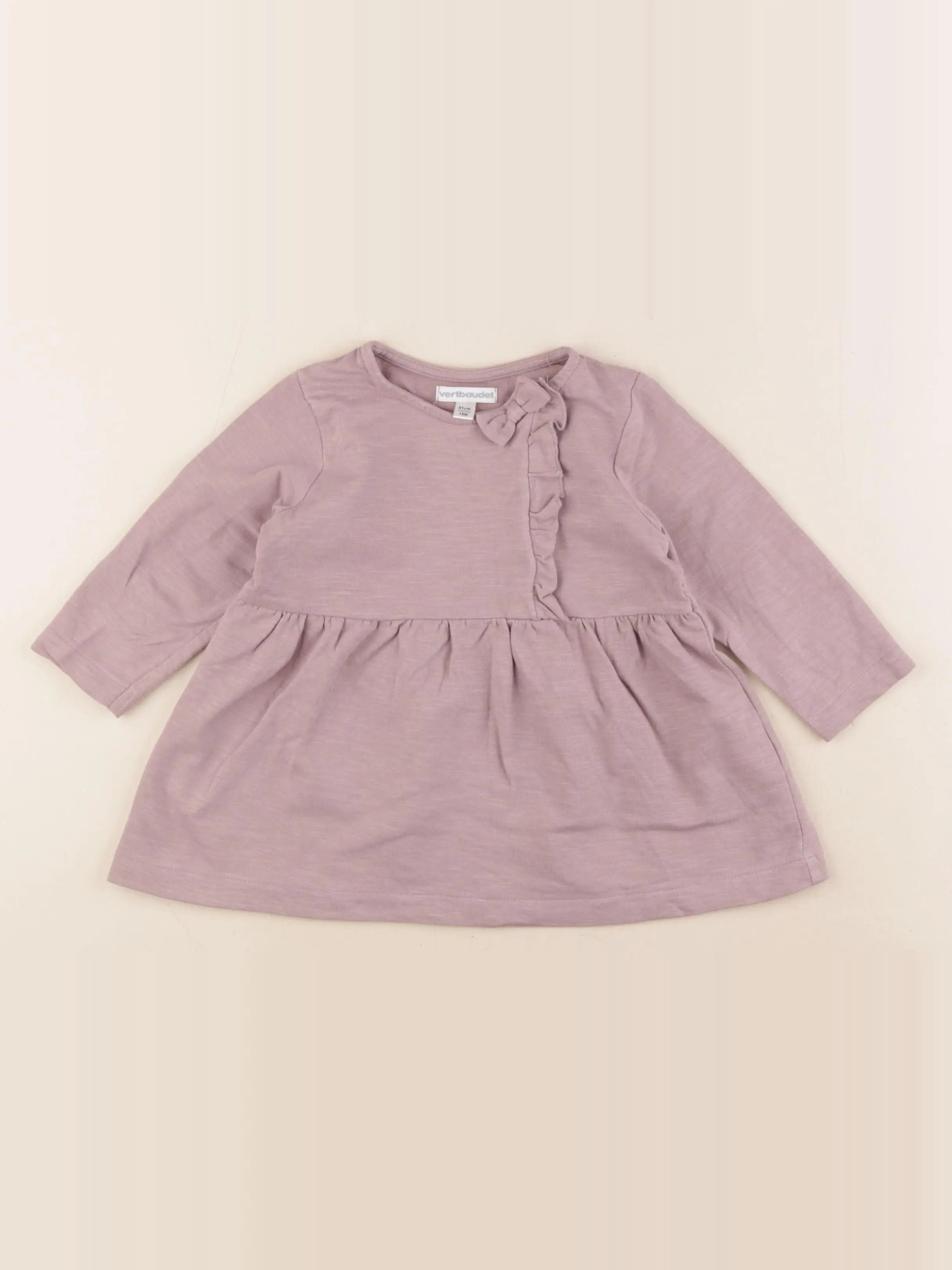 Vertbaudet - robe rose - 18 mois