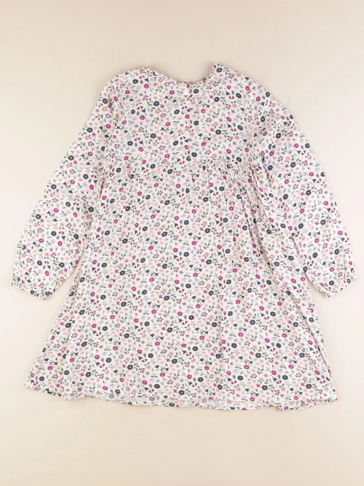 Vertbaudet - robe multicolore - 9 ans