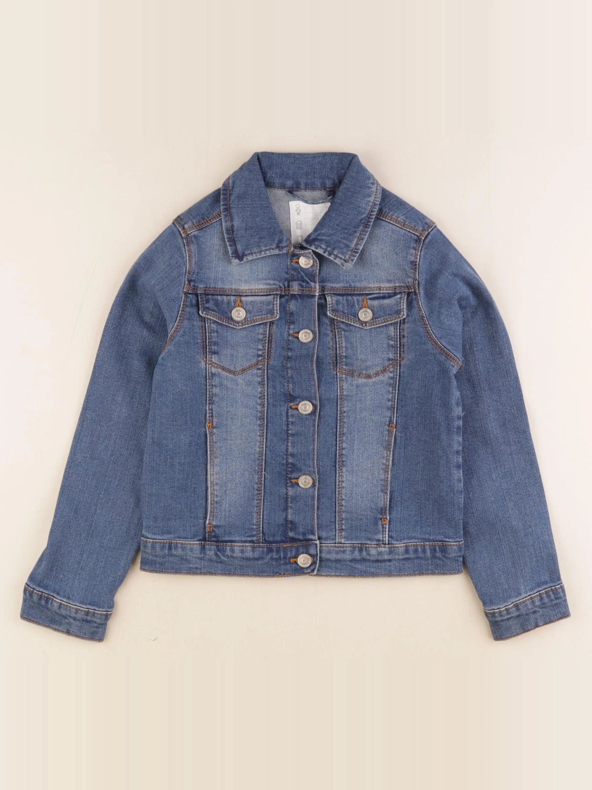 Vertbaudet - veste bleu - 8 ans