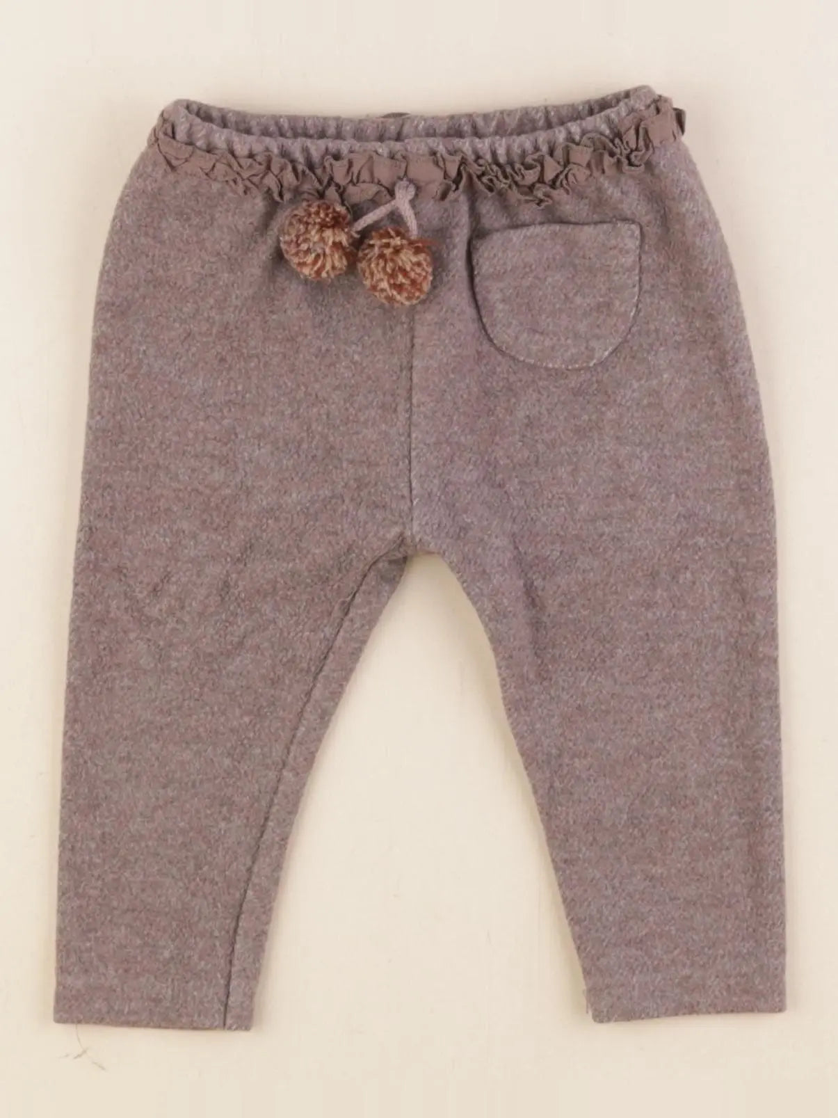 Zara - sarouel marron - 6/9 mois