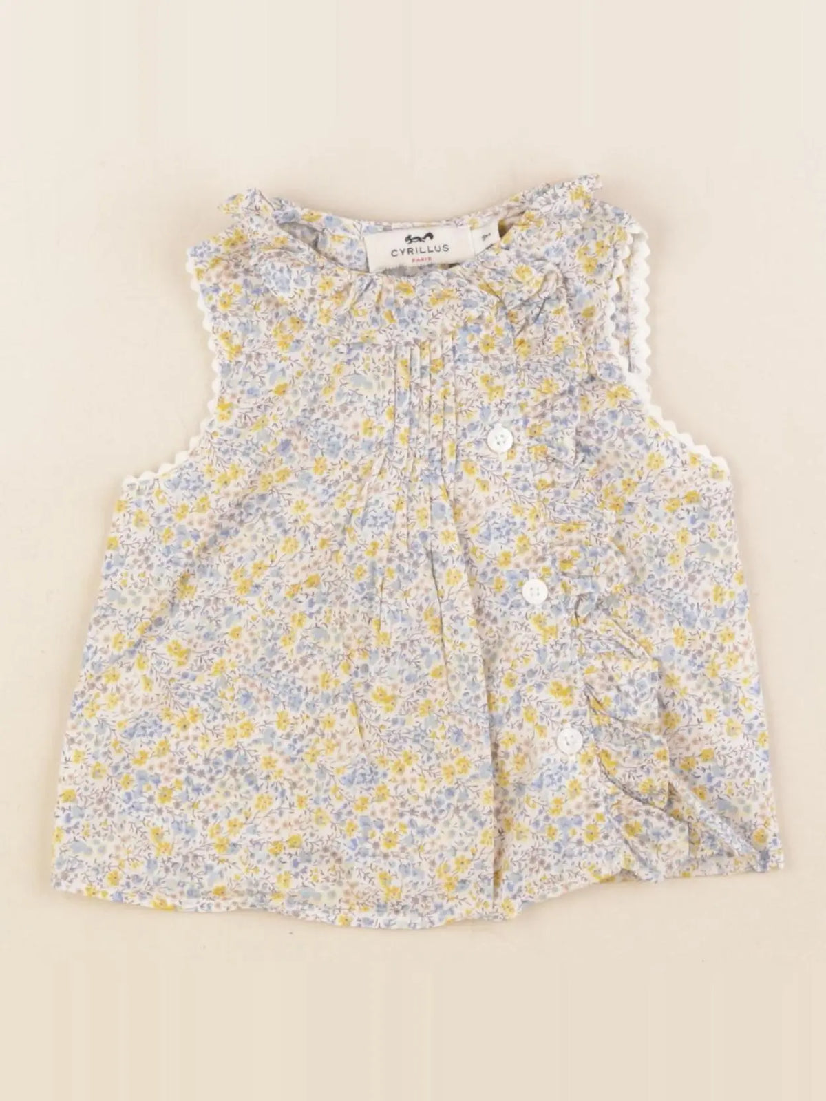 Cyrillus - blouse multicolore - 9 mois