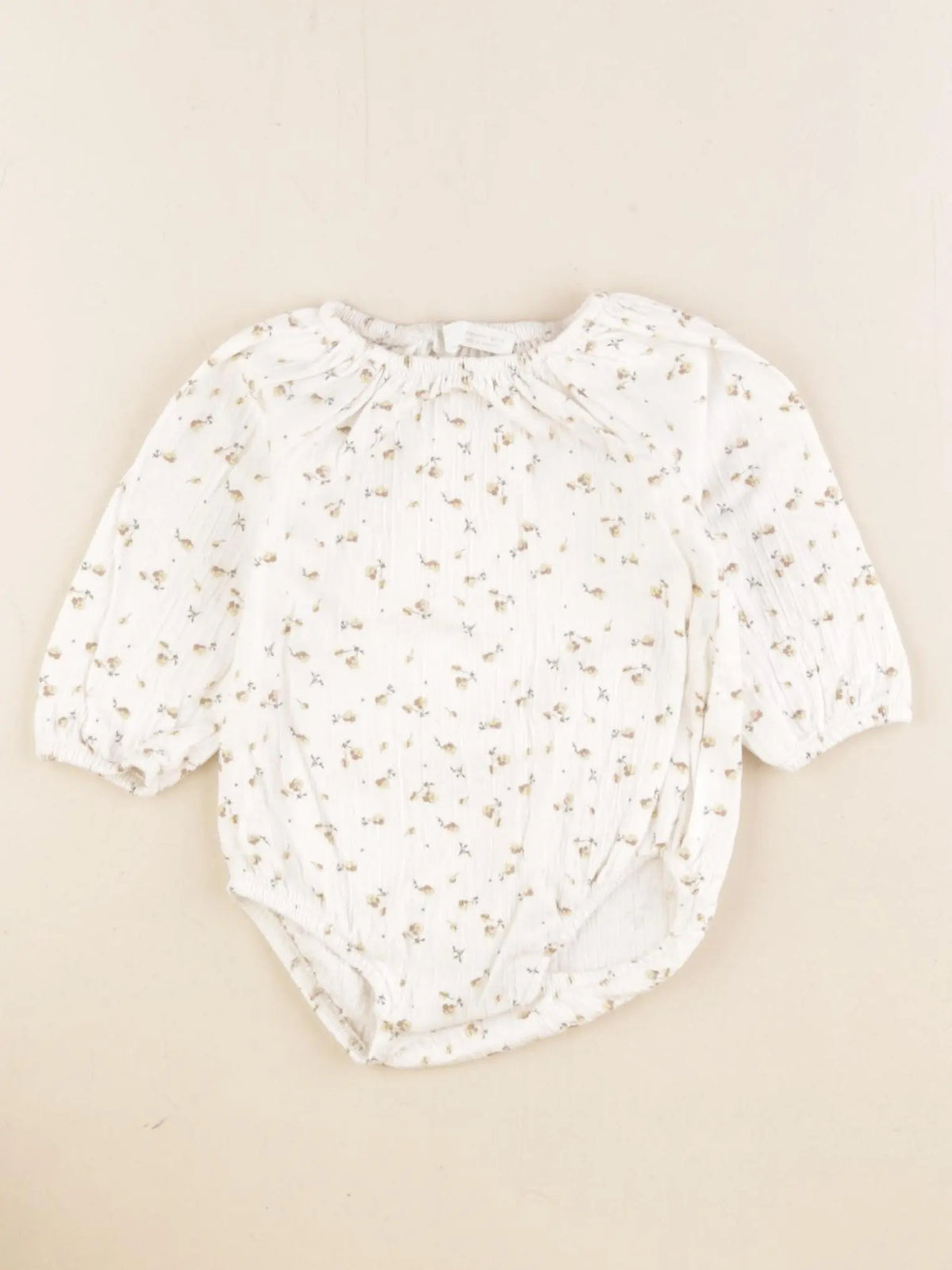 Zara - combinaison blanc - 1/3 mois