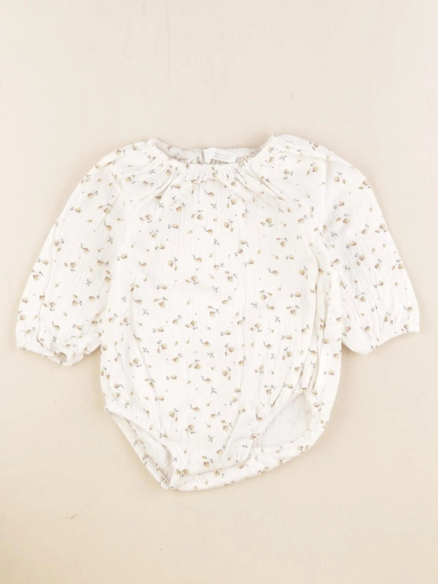 Zara - combinaison blanc - 1/3 mois