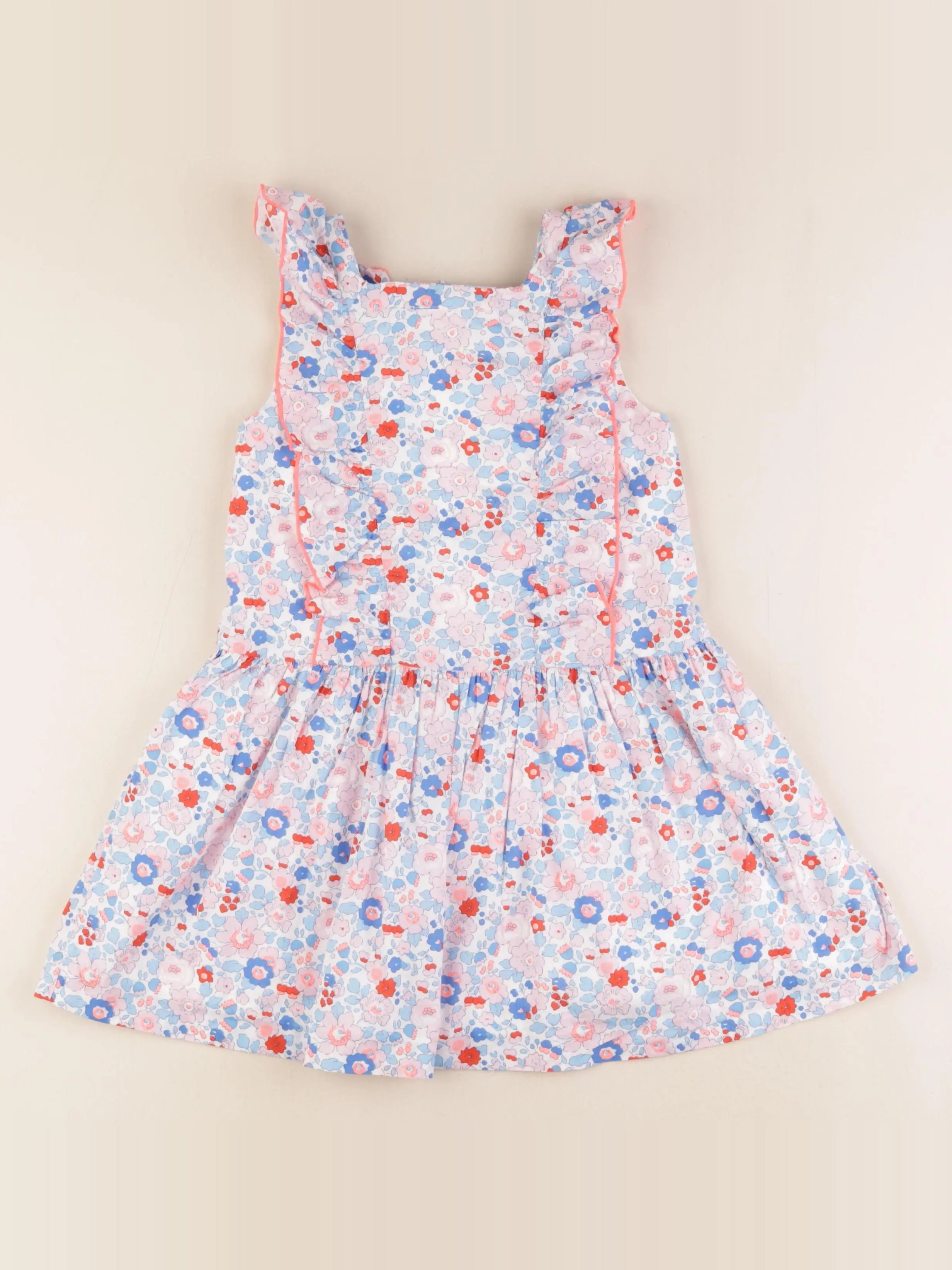 Jacadi - robe liberty multicolore - 5 ans