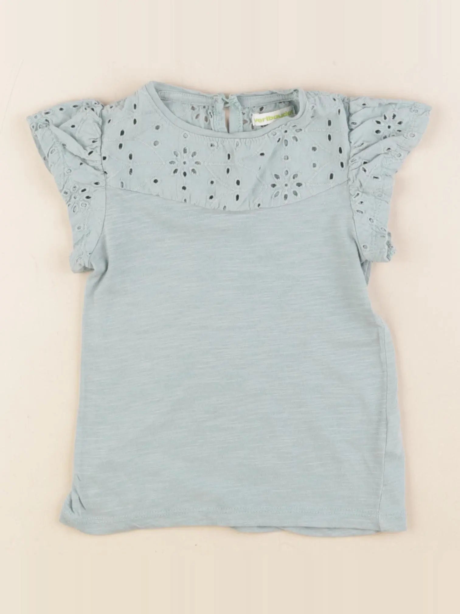 Vertbaudet - tee-shirt vert - 4 ans