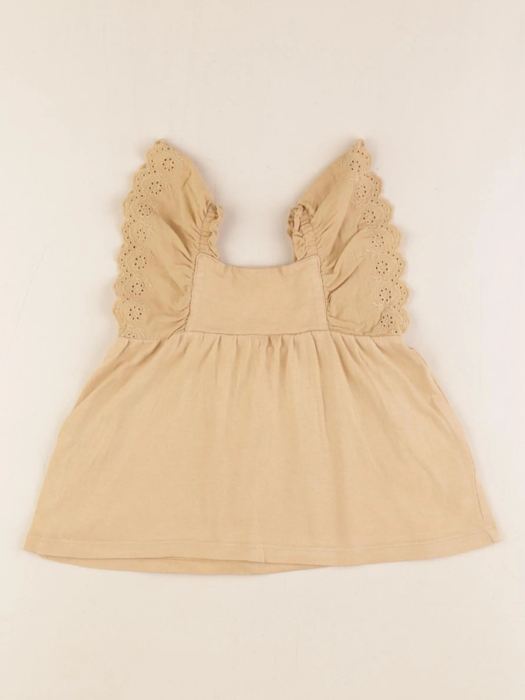 Vertbaudet - tee-shirt marron - 9 mois