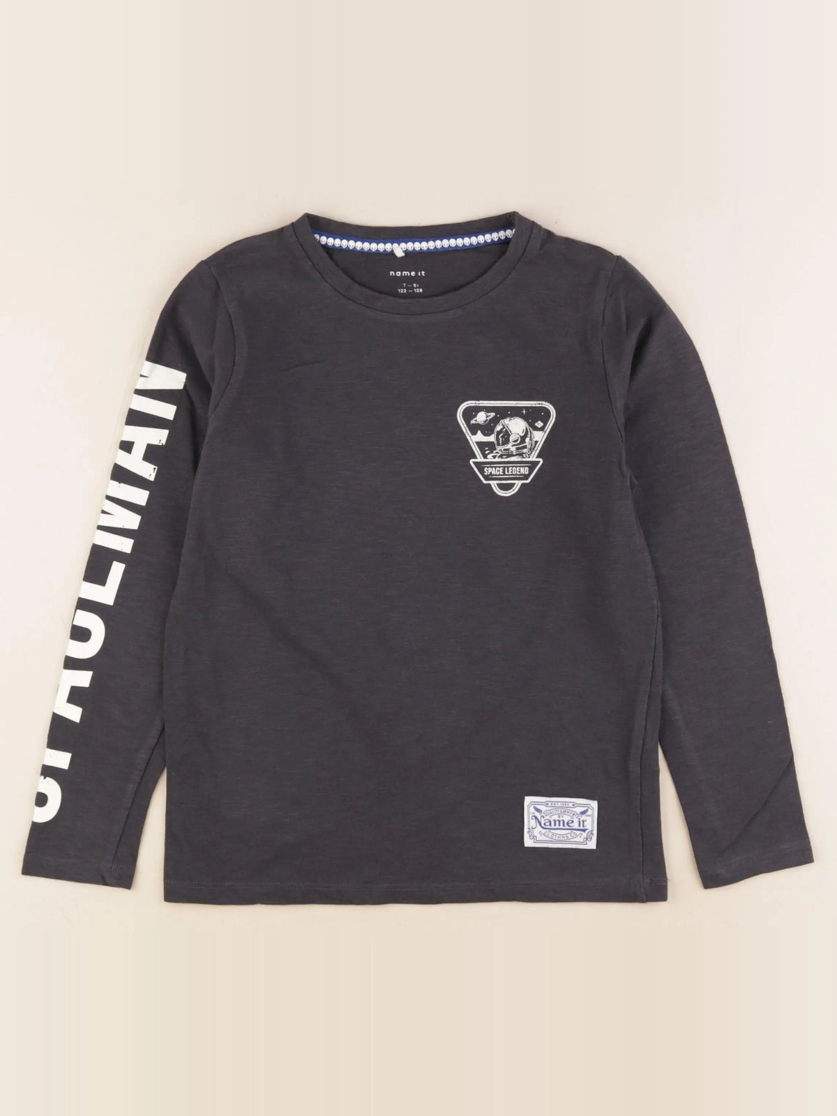 Name it - tee-shirt gris - 7/8 ans