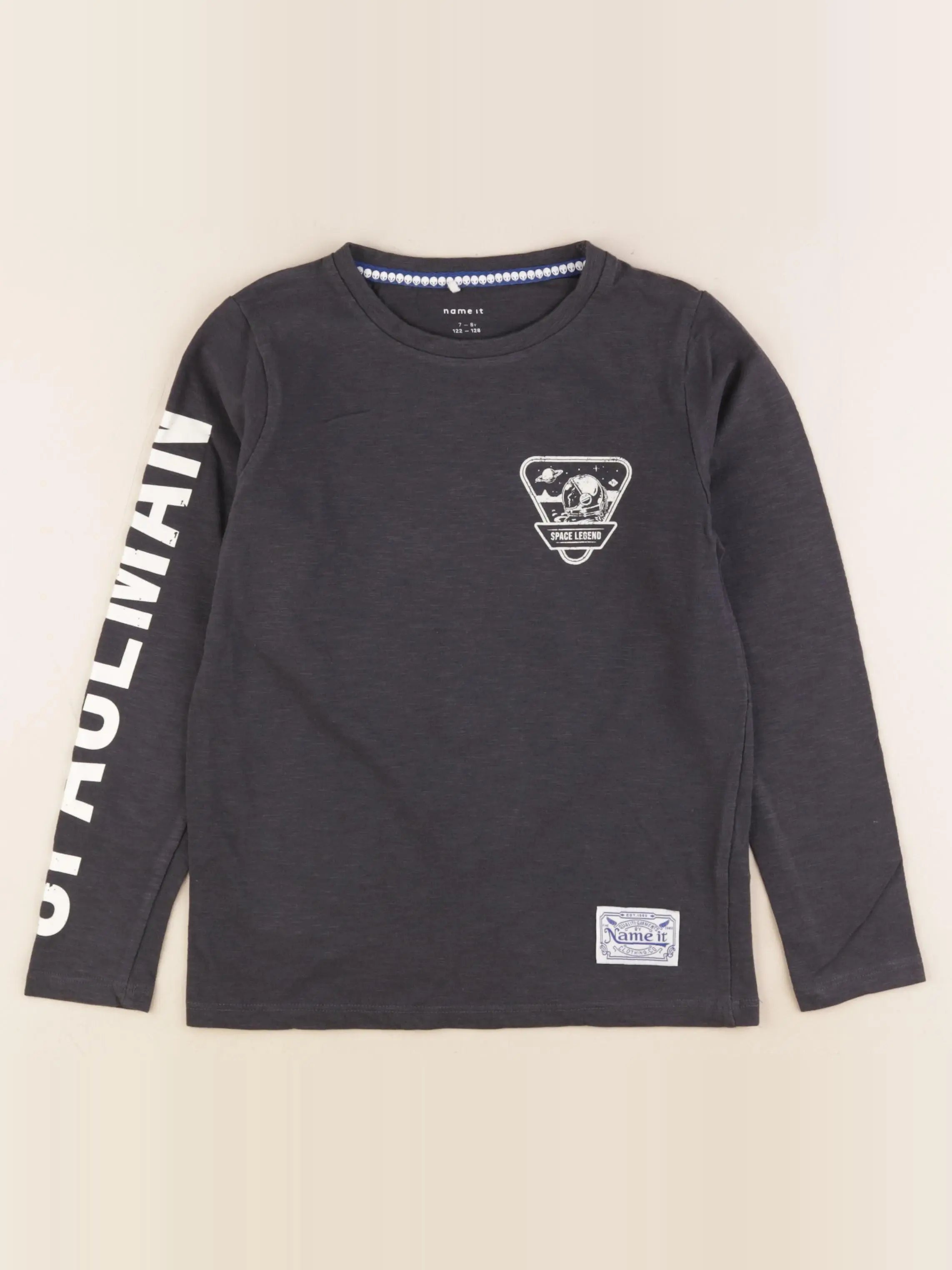 Name it - tee-shirt gris - 7/8 ans