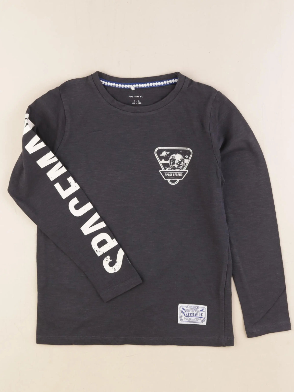 Name it - tee-shirt gris - 7/8 ans