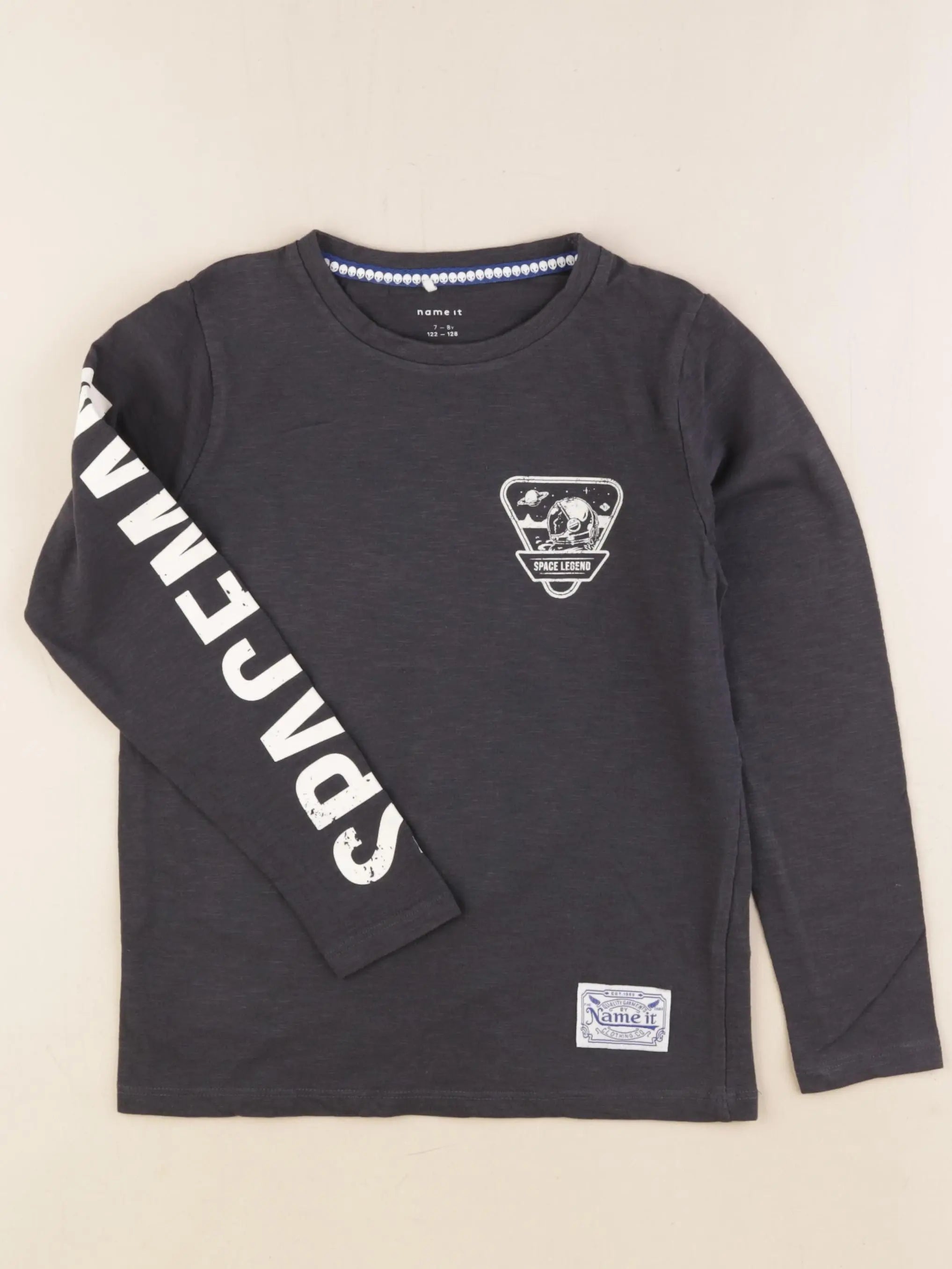 Name it - tee-shirt gris - 7/8 ans