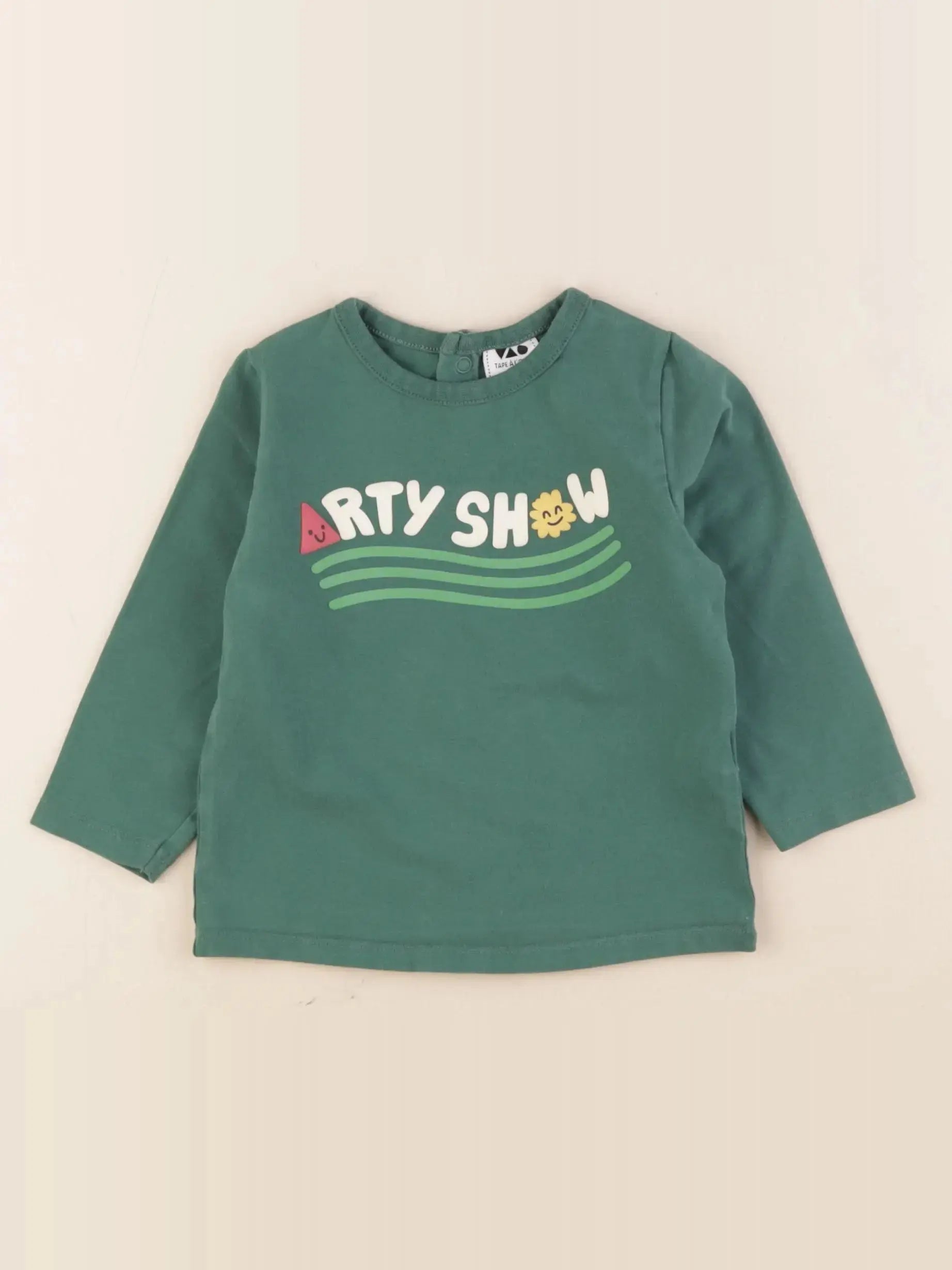 Tape à l'oeil - tee-shirt vert - 18 mois