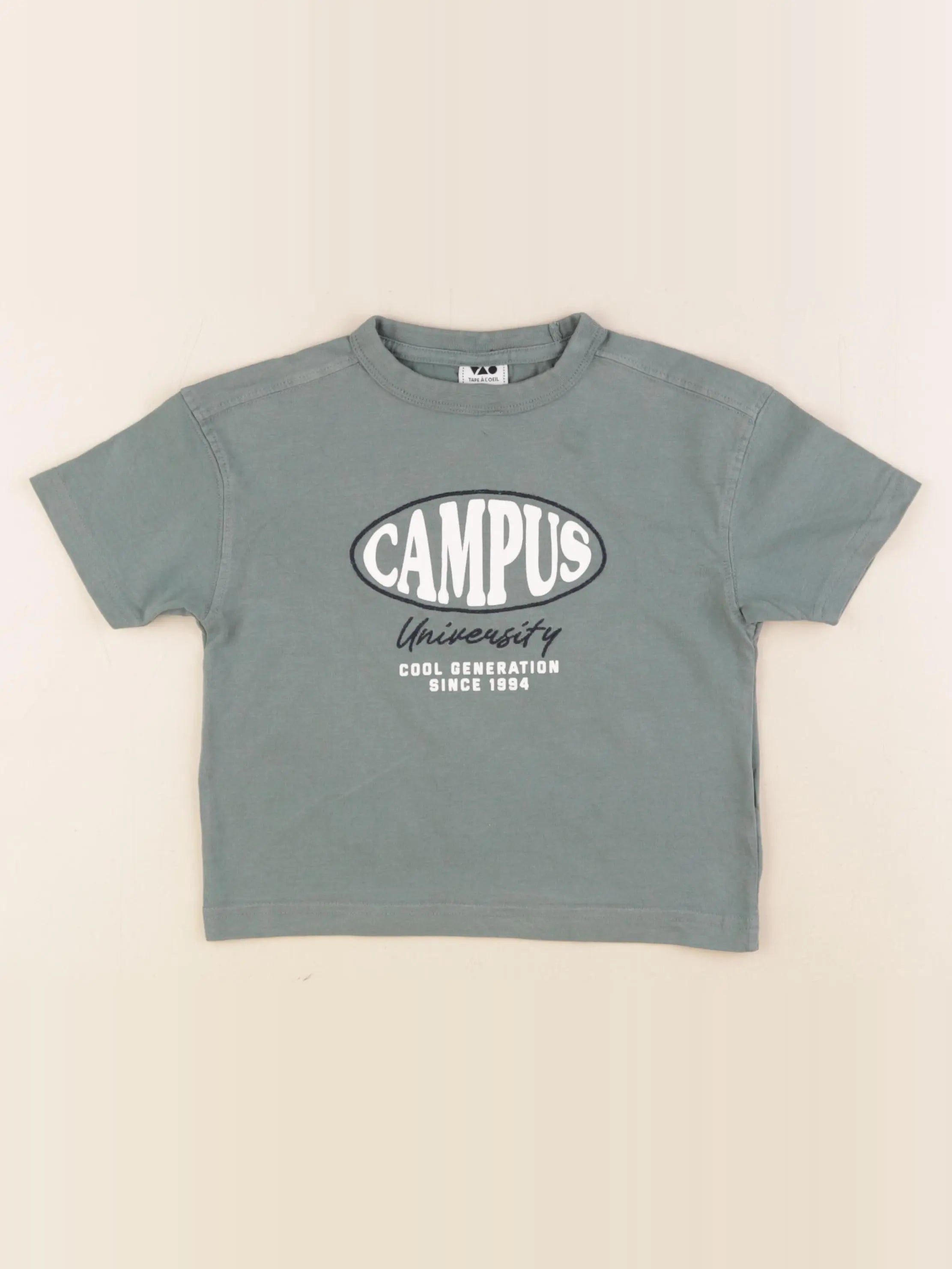 Tape à l'oeil - tee-shirt vert - 2/3 ans