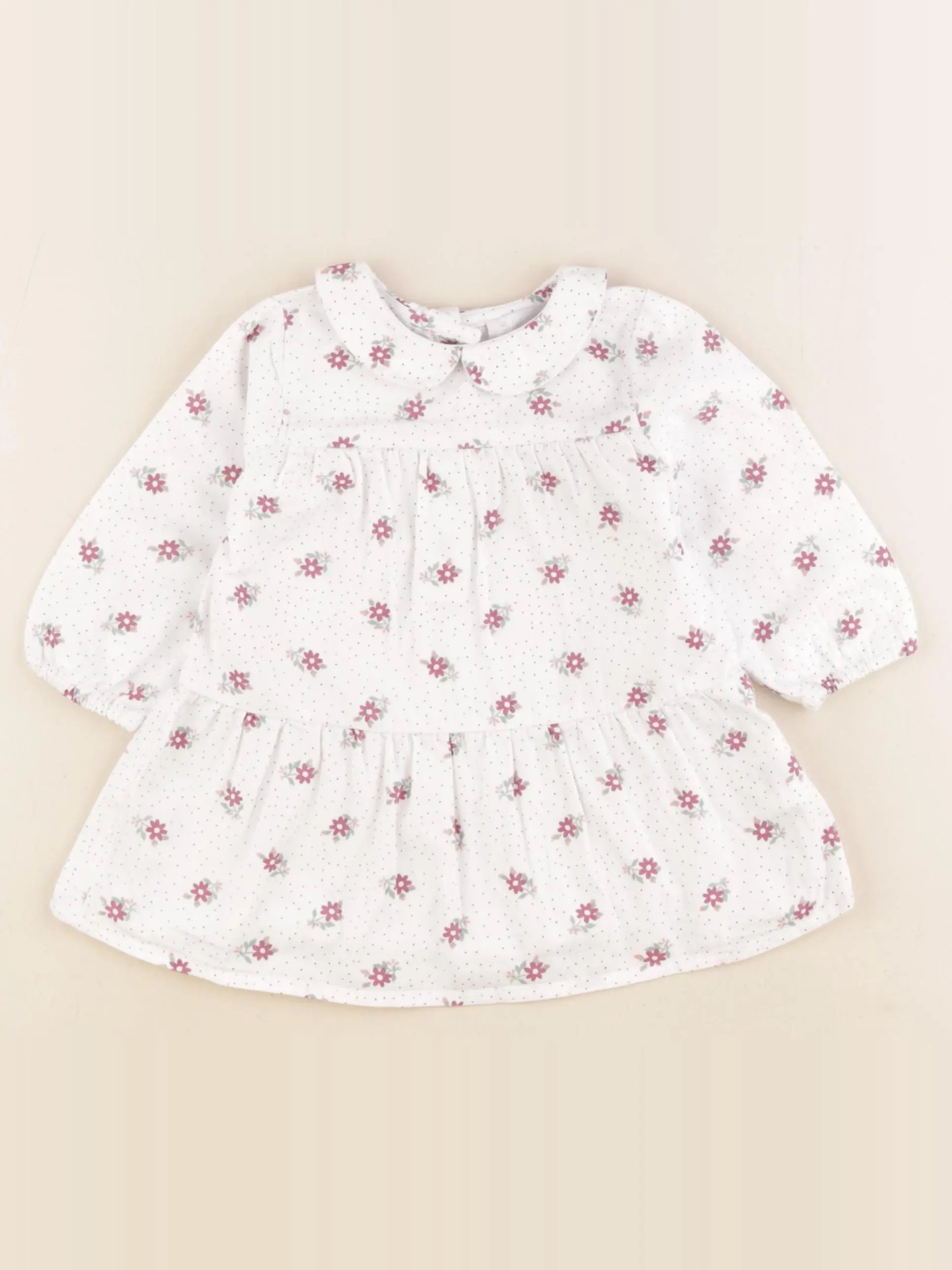 Cadet Rousselle - robe blanc - 6 mois