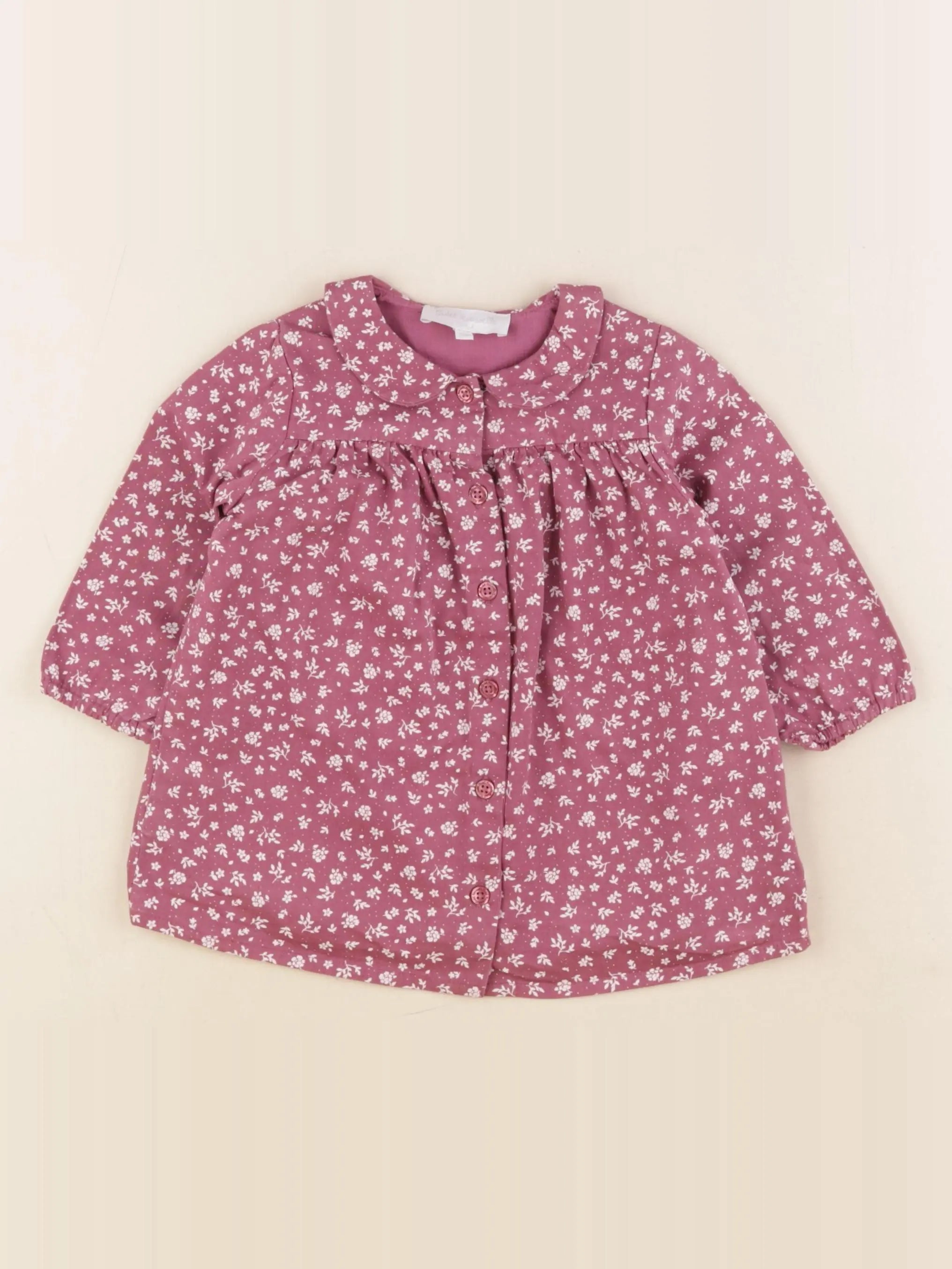 Cadet Rousselle - robe rose - 6 mois