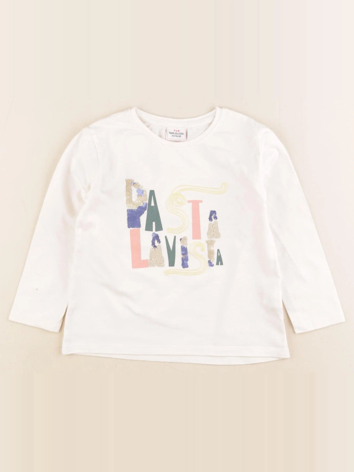Tape à l'oeil - tee-shirt blanc - 3 ans