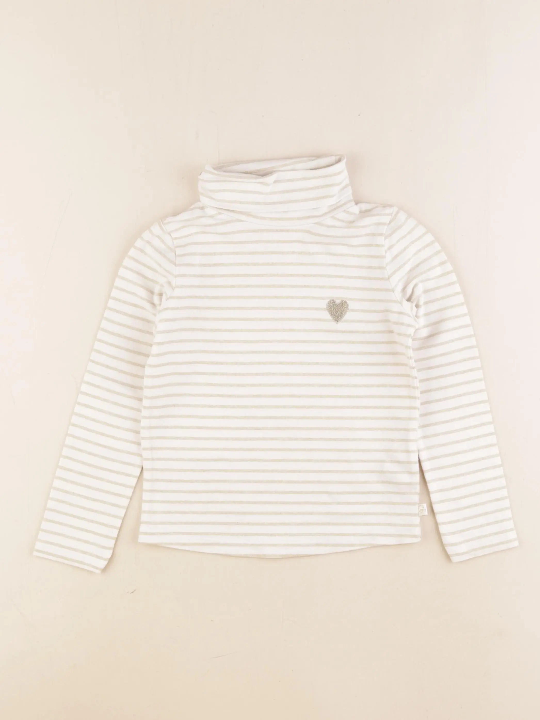 Okaidi - sous-pull blanc, or - 3 ans