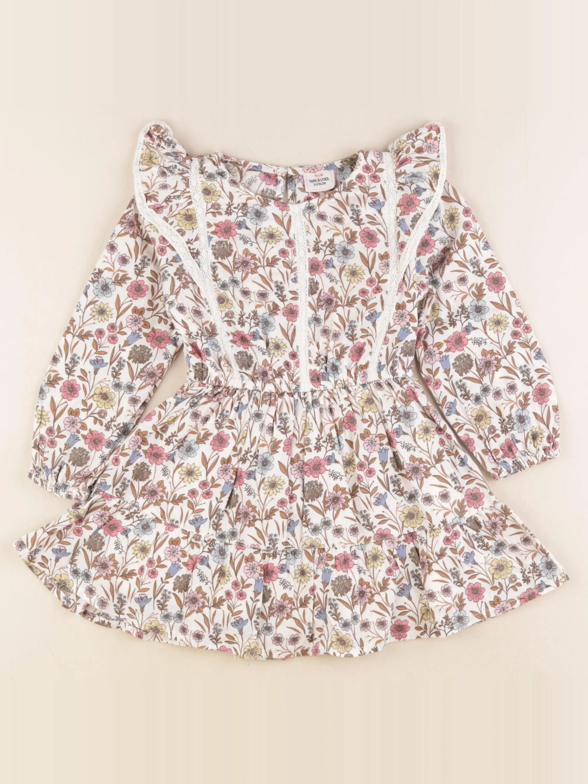 Tape à l'oeil - robe multicolore - 3 ans