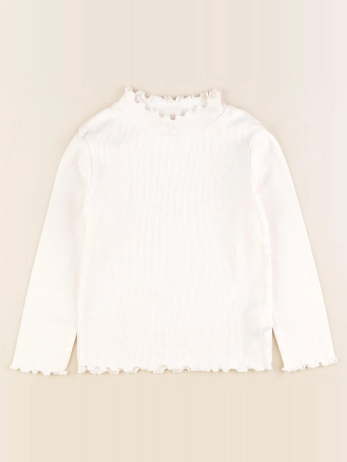 Tape à l'oeil - sous-pull blanc - 4 ans