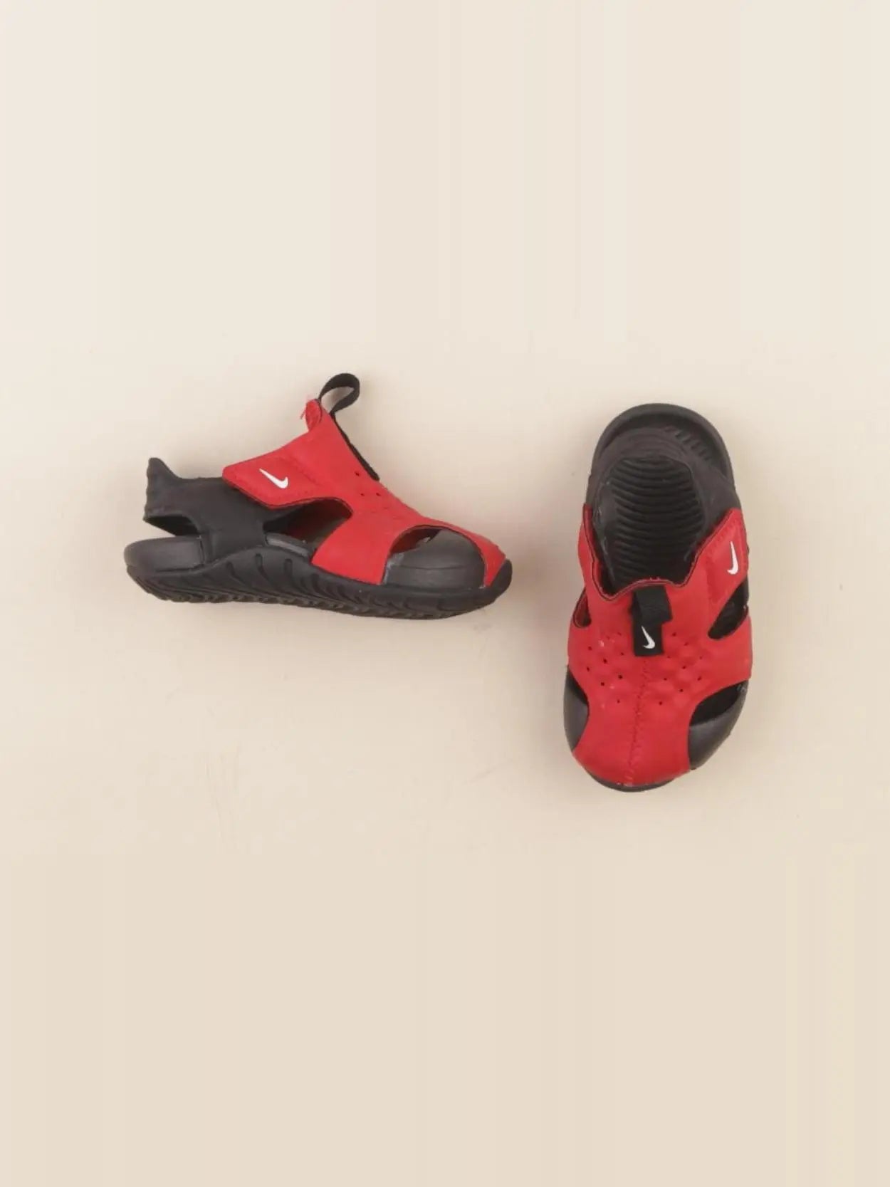 Nike - sandales rouge, noir - pointure 16/17/18