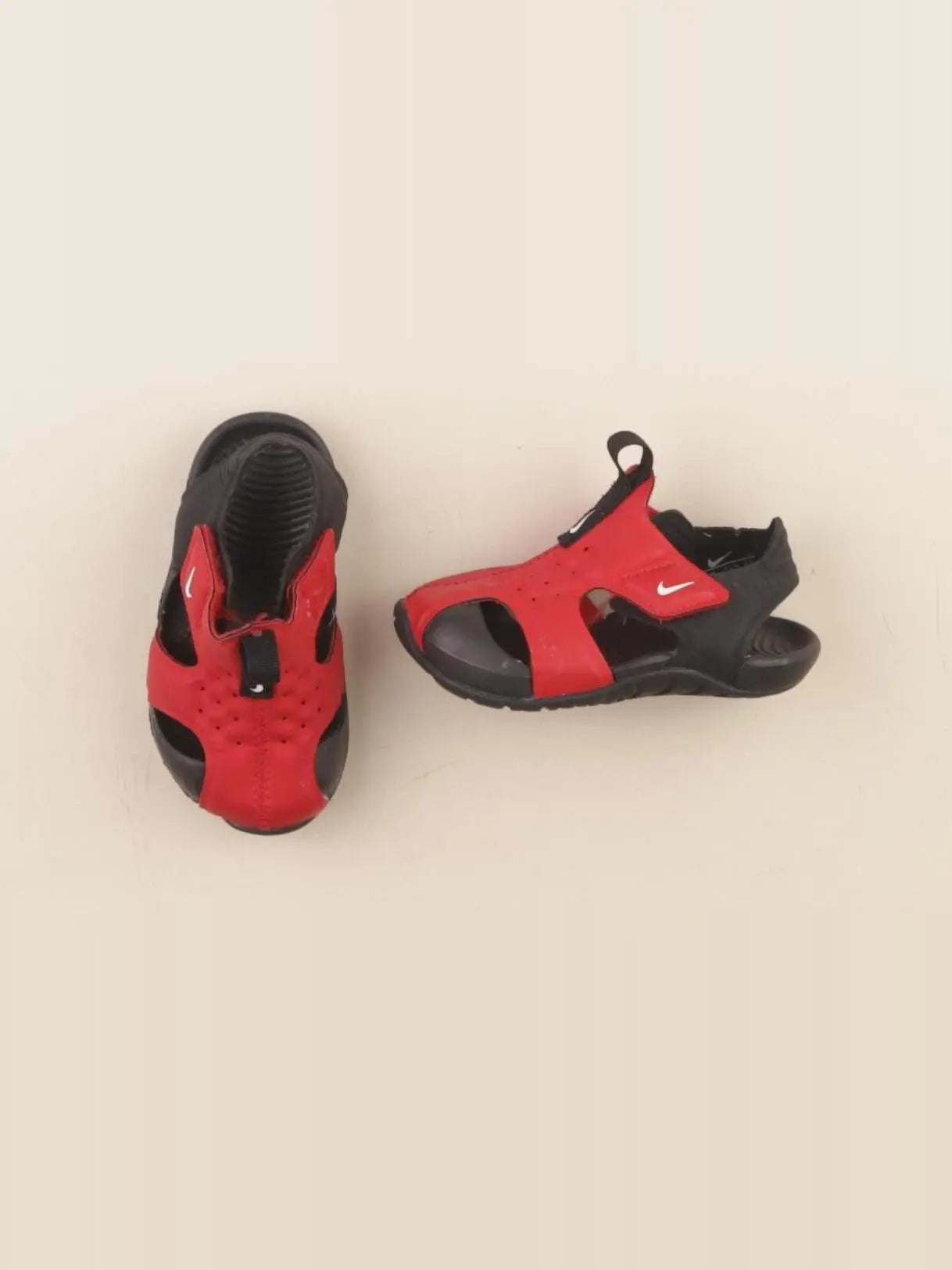 Nike - sandales rouge, noir - pointure 16/17/18