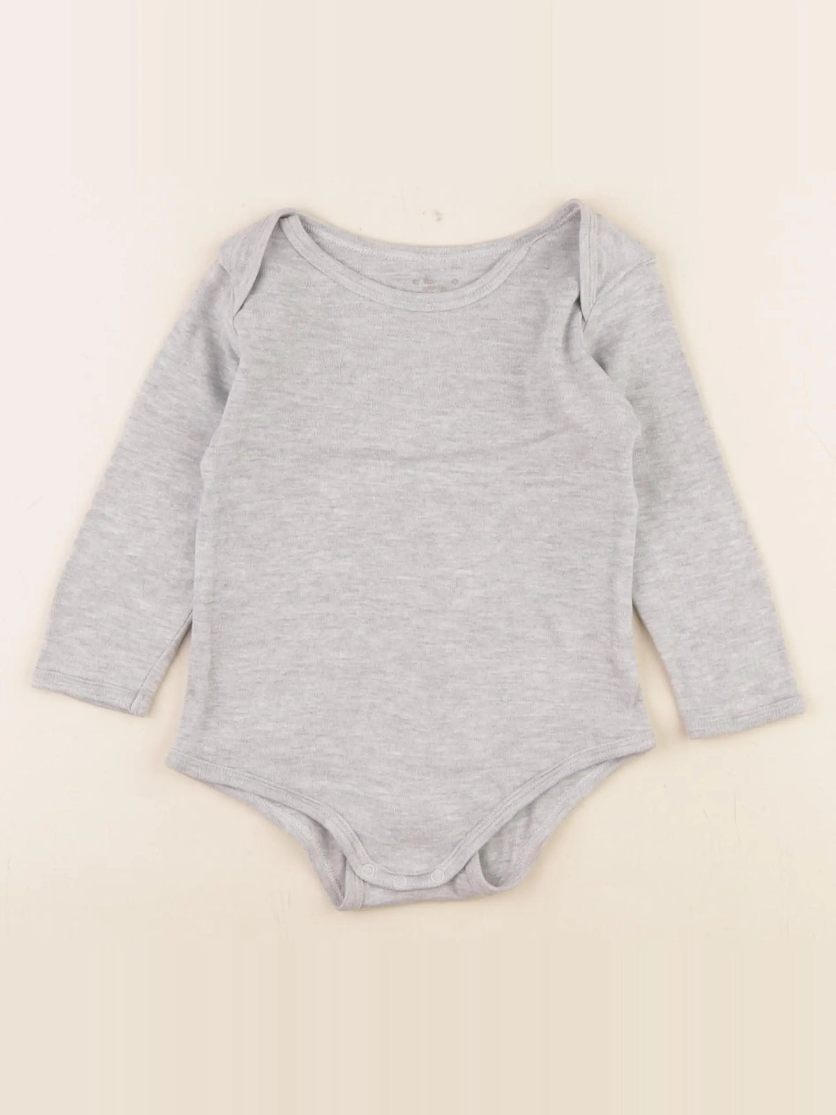 Vertbaudet - body gris - 24 mois