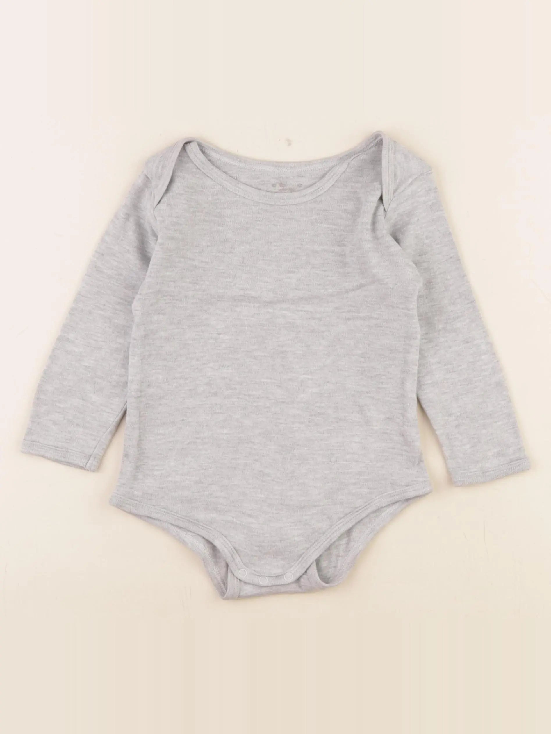Vertbaudet - body gris - 24 mois